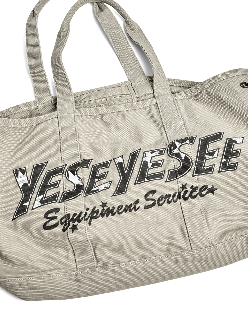 yeseyesee - Rough Canvas Totebag (Cement) product image 4 | TRAB K-Fashion Australia
