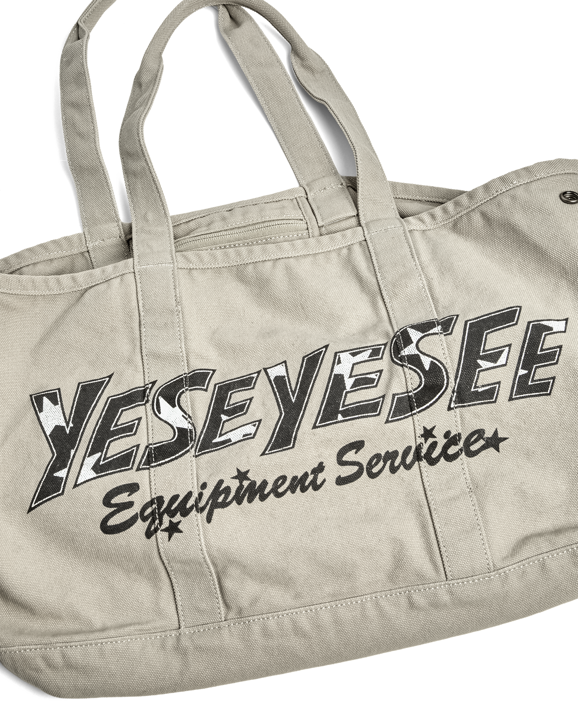 yeseyesee - Rough Canvas Totebag (Cement) product image 4 | TRAB K-Fashion Australia