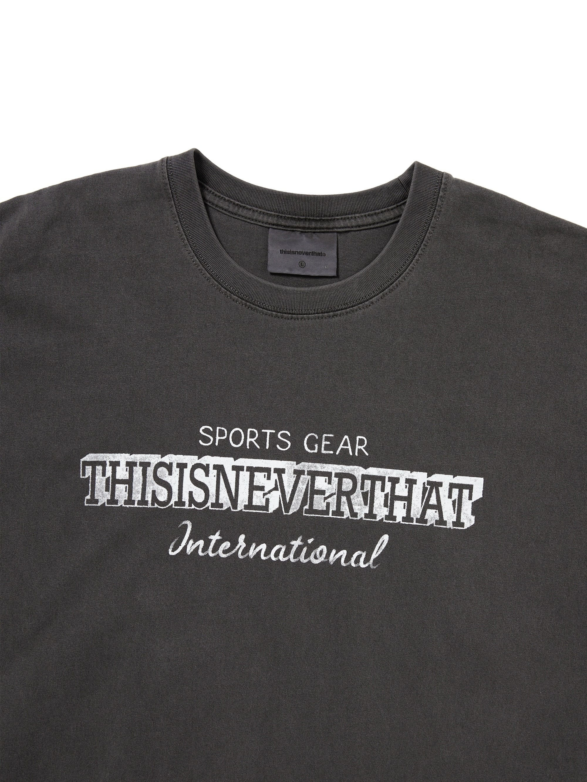 thisisneverthat - S.G. INTL. Tee (Charcoal) product image 2 | TRAB K-Fashion Australia