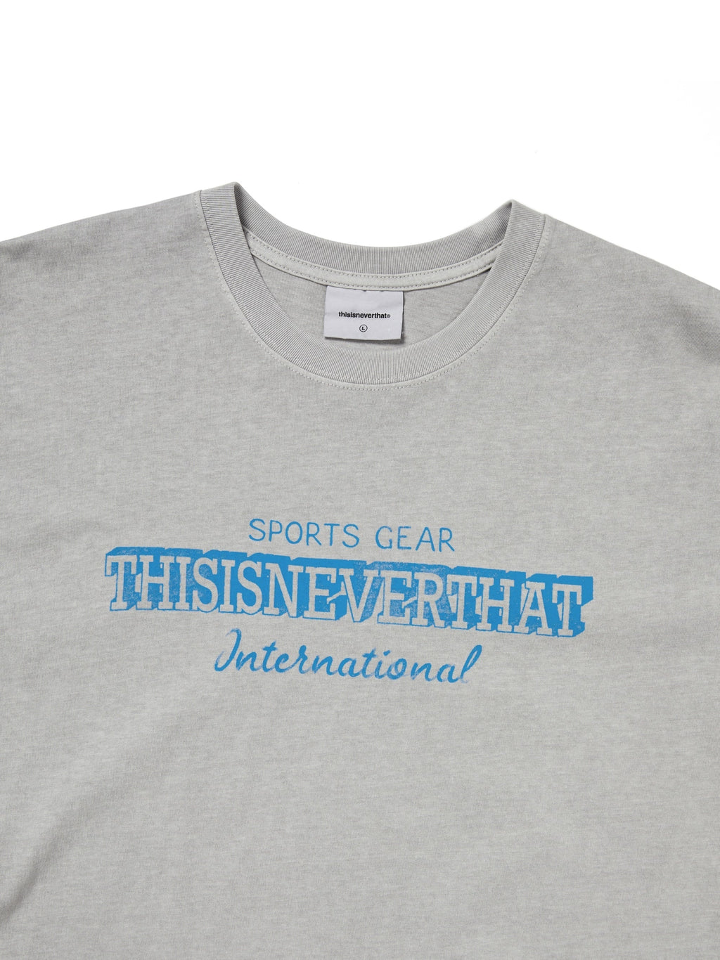 thisisneverthat - S.G. INTL. Tee (Grey) product image 2 | TRAB K-Fashion Australia