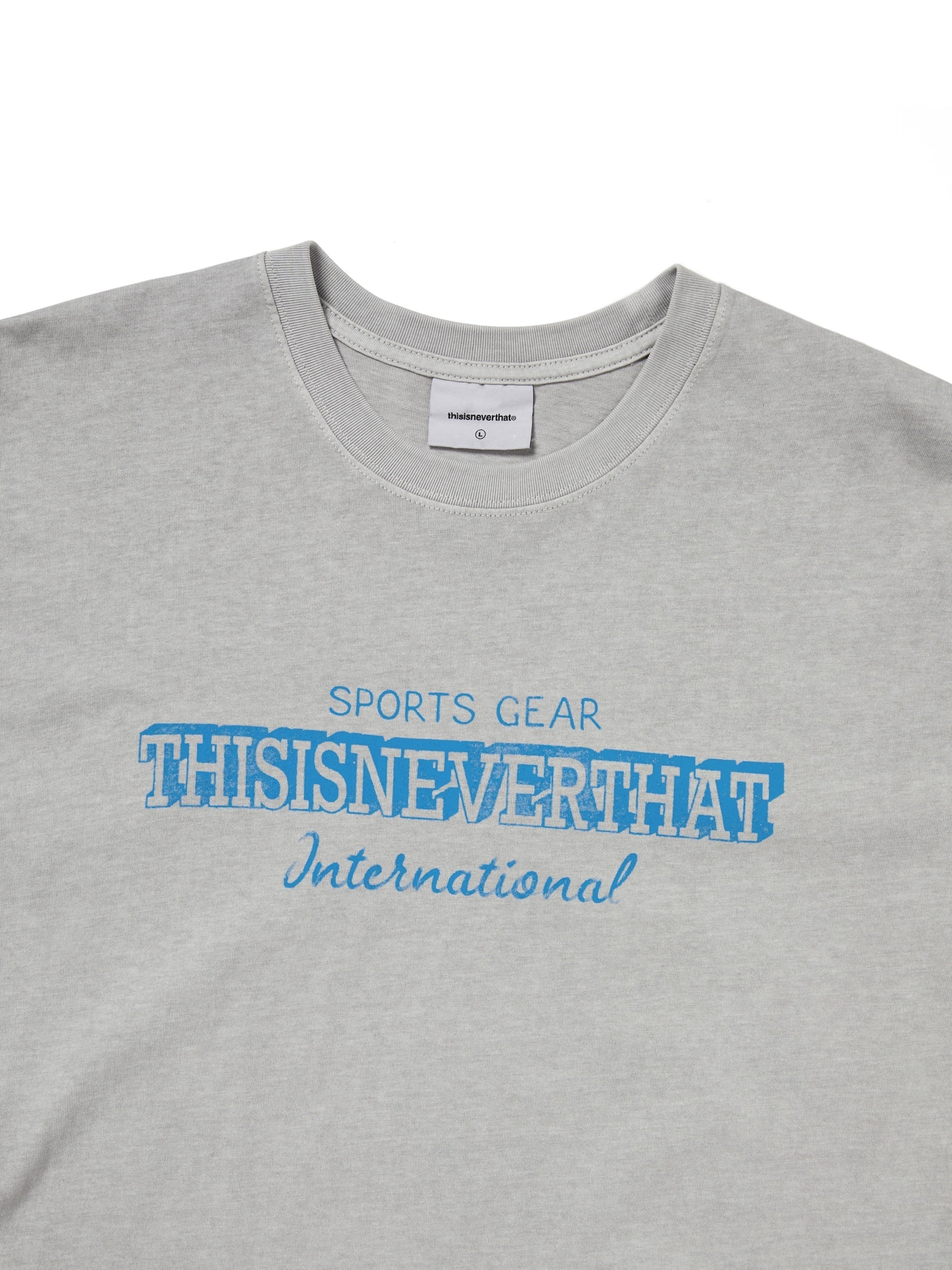 thisisneverthat - S.G. INTL. Tee (Grey) product image 2 | TRAB K-Fashion Australia