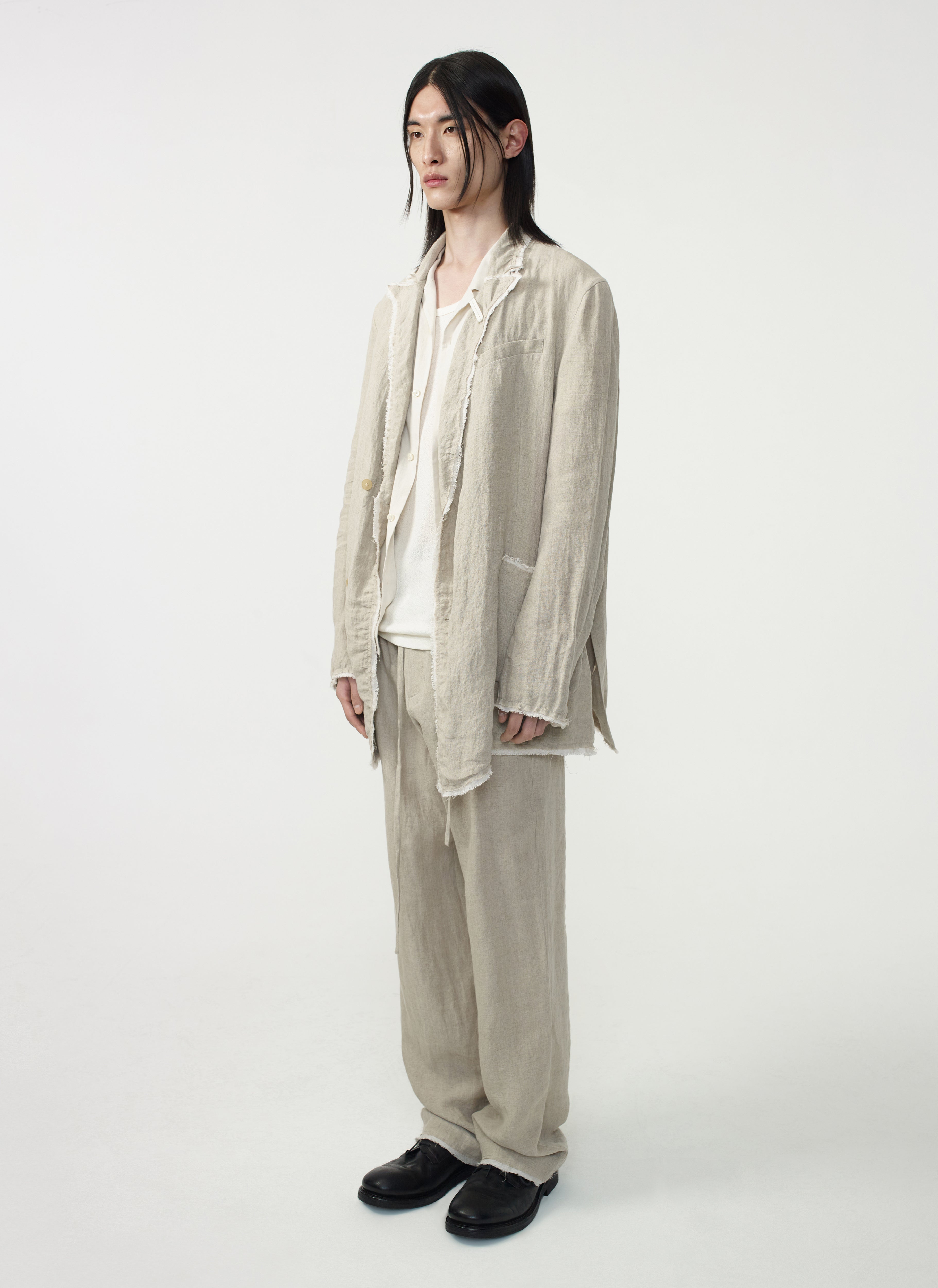 Post Archive Faction - Drifter Double Jacket (2026) (Sand Linen) product image 3 | TRAB K-Fashion Australia