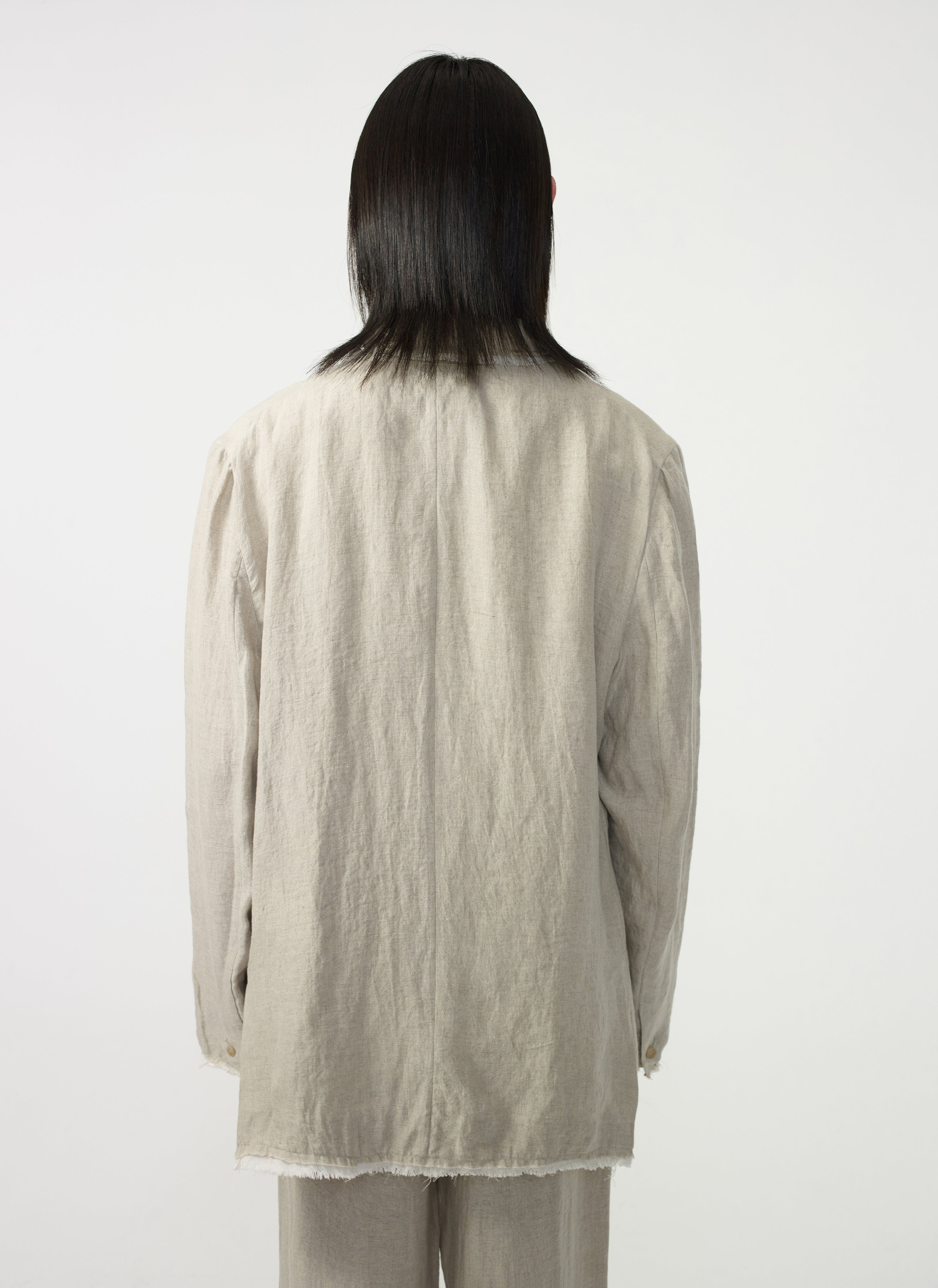 Post Archive Faction - Drifter Double Jacket (2026) (Sand Linen) product image 5 | TRAB K-Fashion Australia