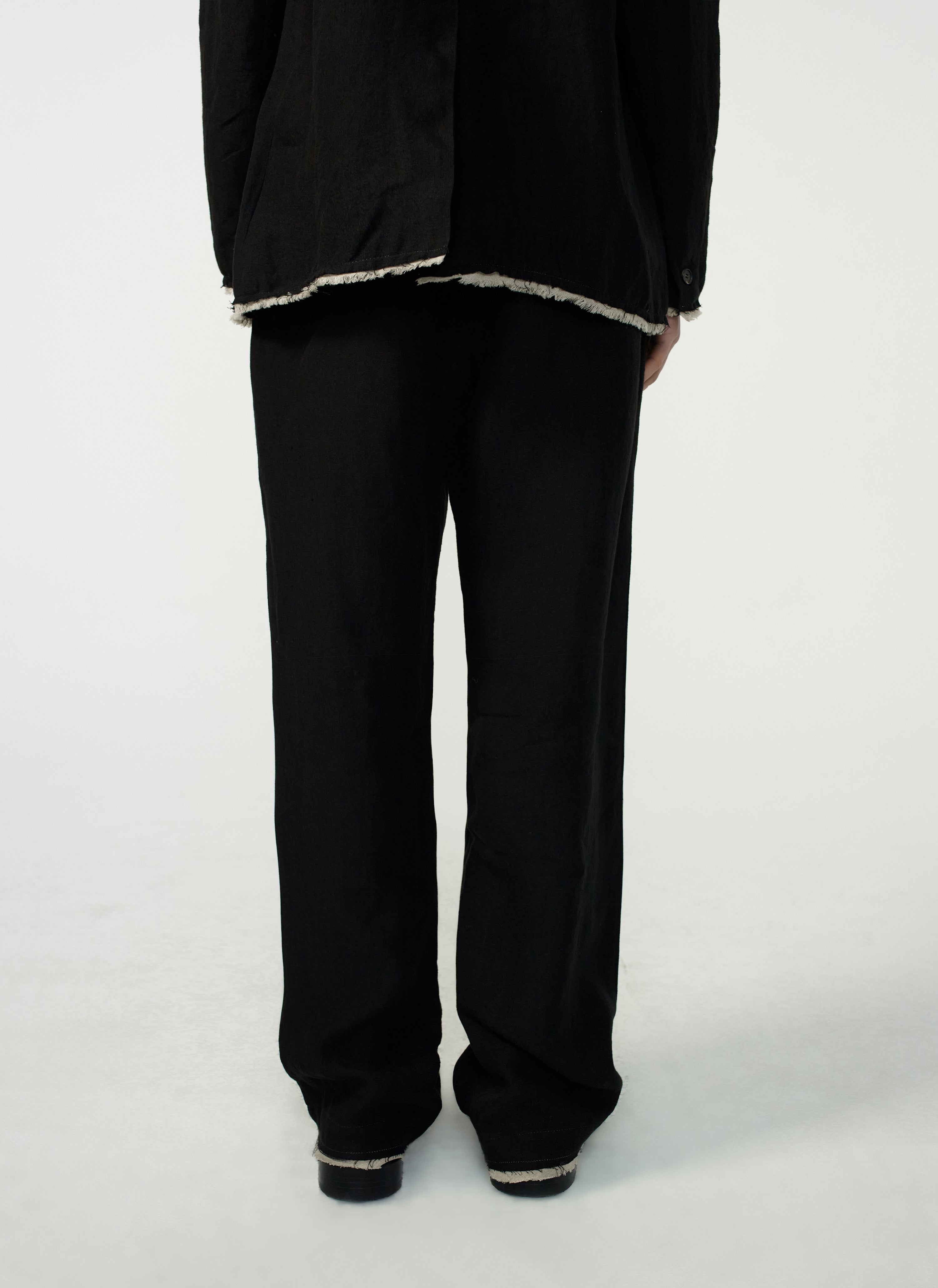 Post Archive Faction - Drifter Single Trousers (2026) (Black Linen) product image 10 | TRAB K-Fashion Australia