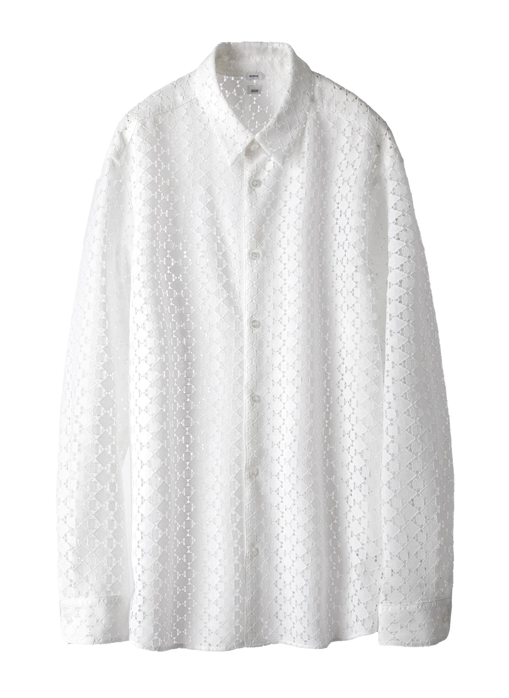 Post Archive Faction - Lace Shirt (Archive) (White) product image 1 | TRAB K-Fashion Australia