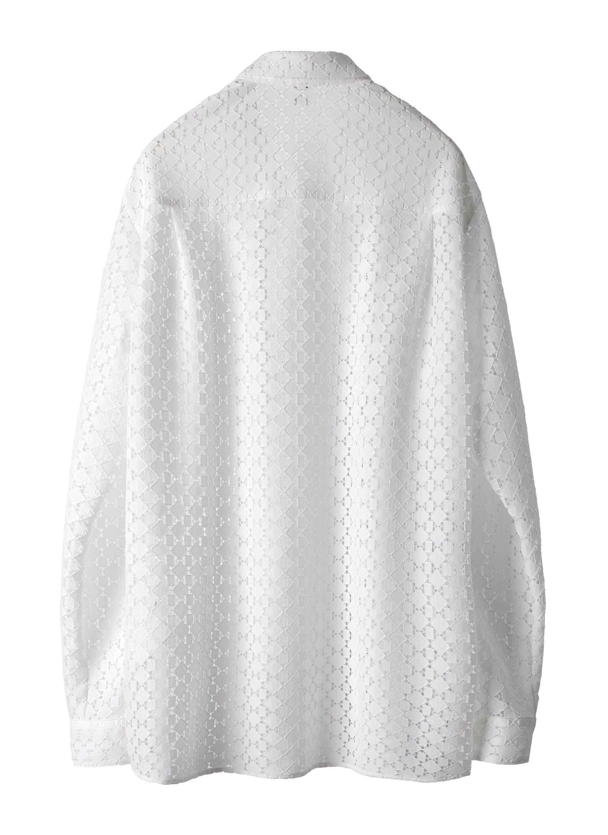 Post Archive Faction - Lace Shirt (Archive) (White) product image 3 | TRAB K-Fashion Australia