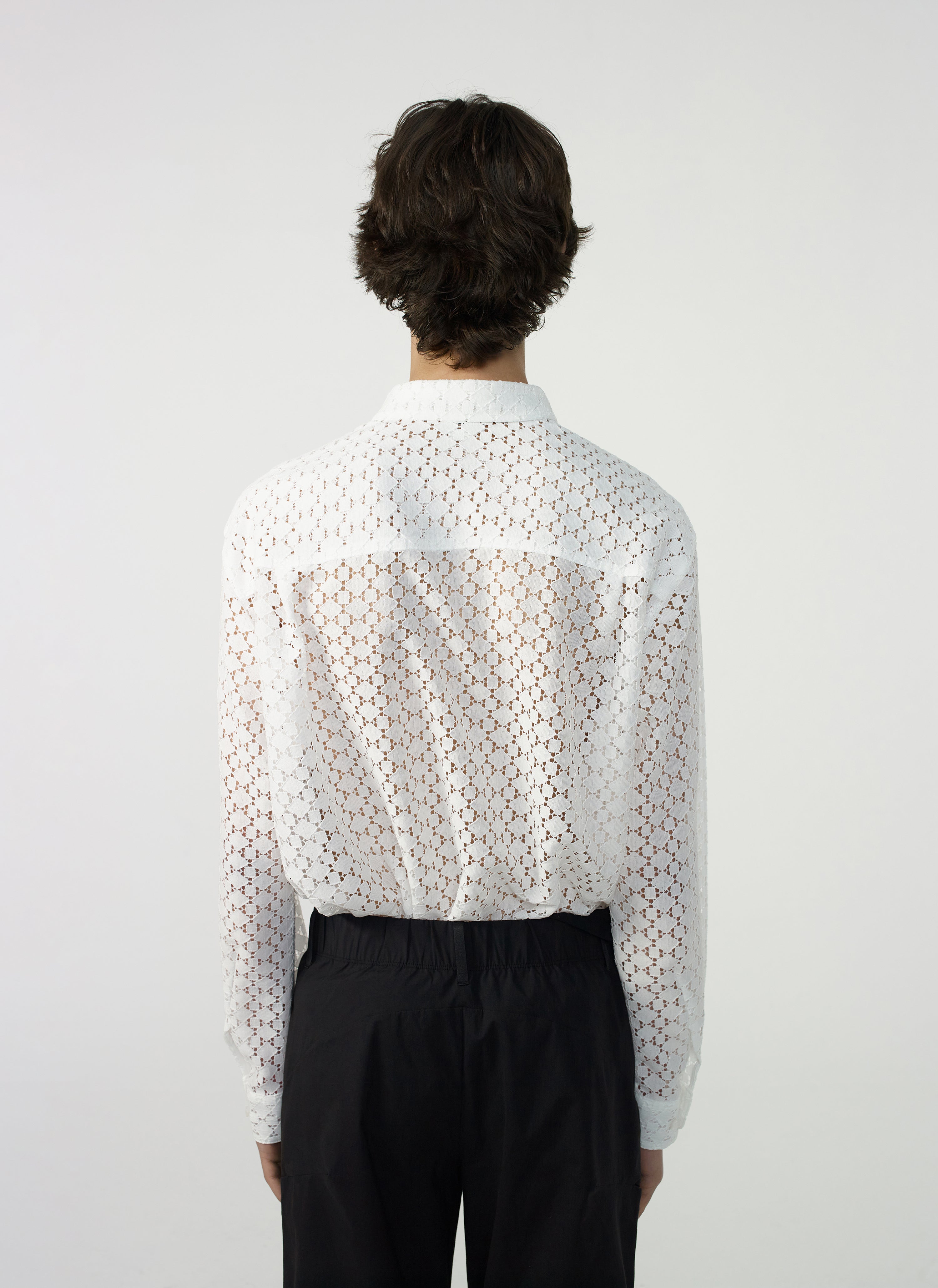 Post Archive Faction - Lace Shirt (Archive) (White) product image 9 | TRAB K-Fashion Australia