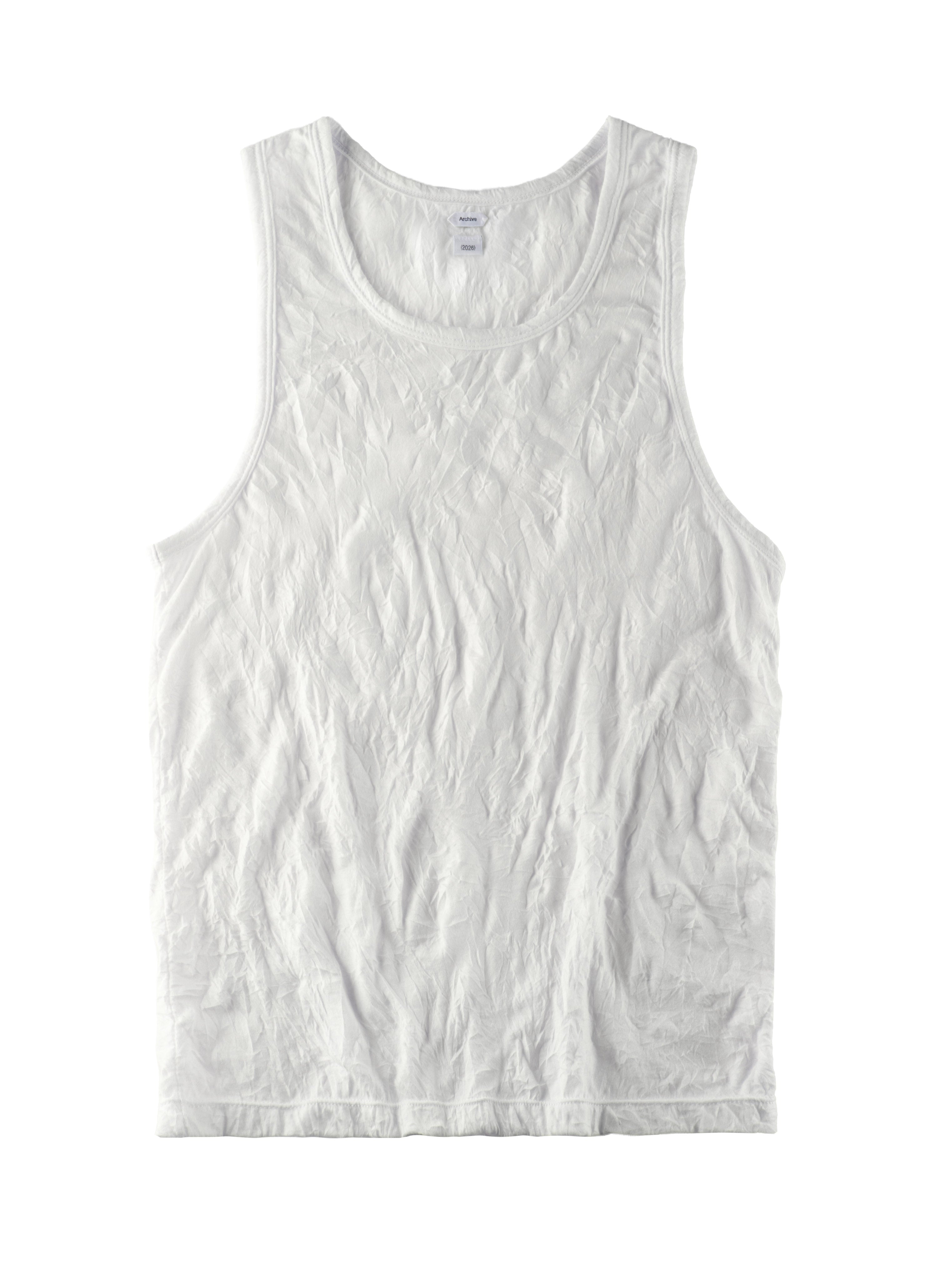 Post Archive Faction - Tank (Archive) (Creased White) product image 1 | TRAB K-Fashion Australia