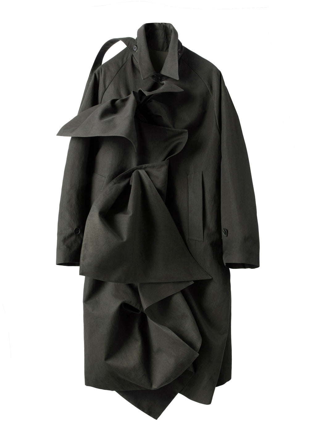 Post Archive Faction - Trimmed Coat (2026) (Earth) product image 1 | TRAB K-Fashion Australia
