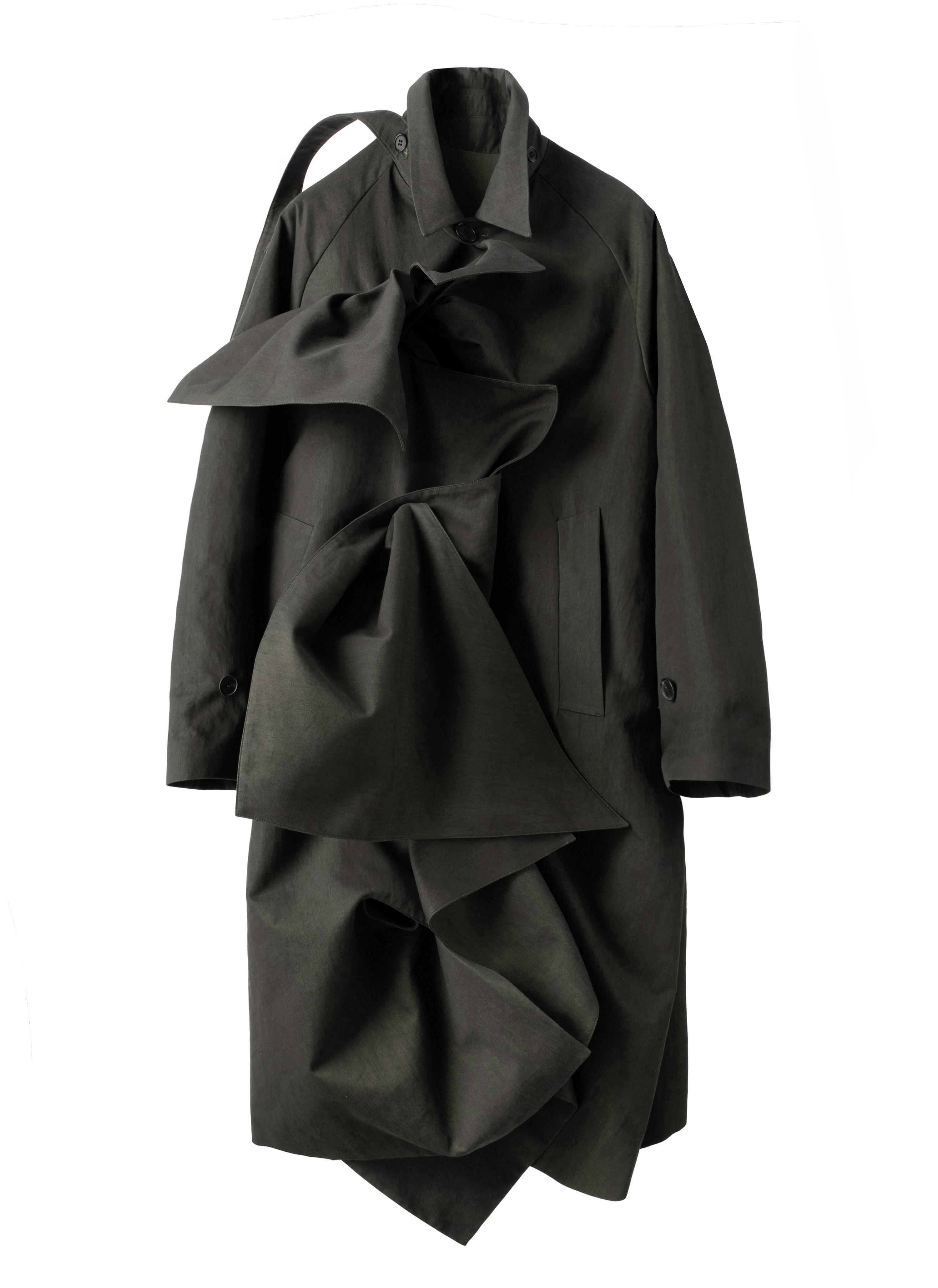 Post Archive Faction - Trimmed Coat (2026) (Earth) product image 1 | TRAB K-Fashion Australia