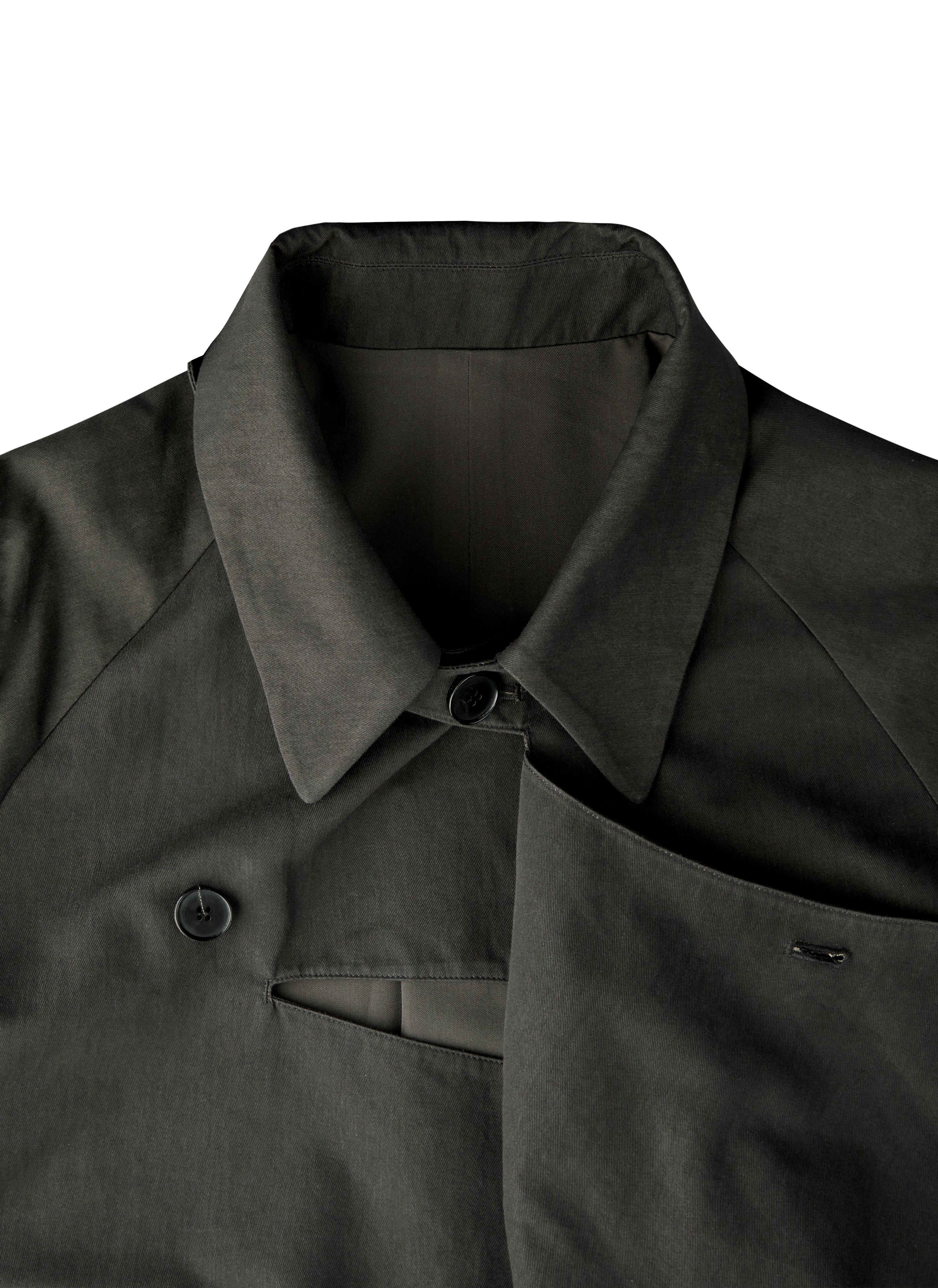 Post Archive Faction - Trimmed Coat (2026) (Earth) product image 5 | TRAB K-Fashion Australia