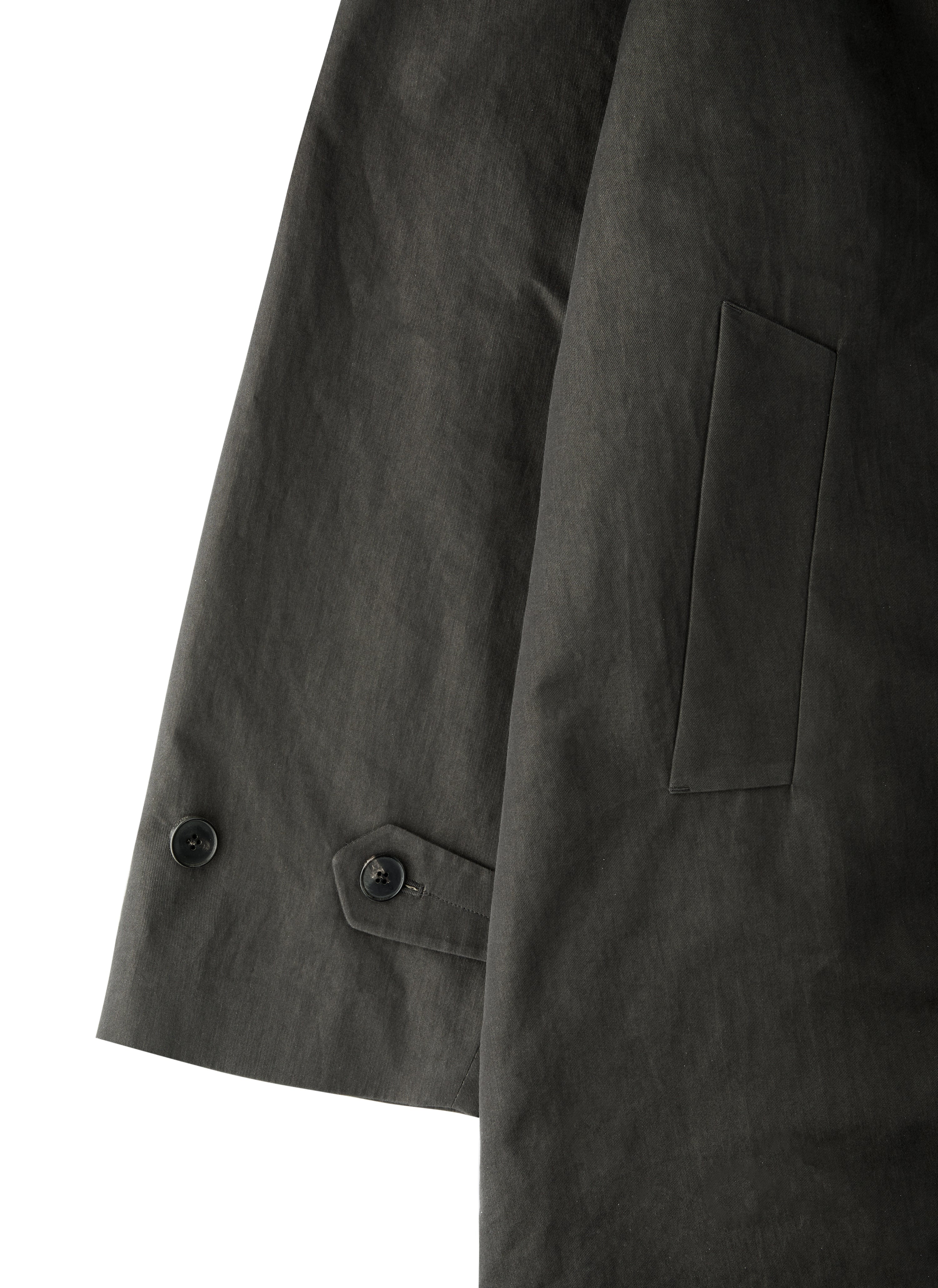 Post Archive Faction - Trimmed Coat (2026) (Earth) product image 4 | TRAB K-Fashion Australia