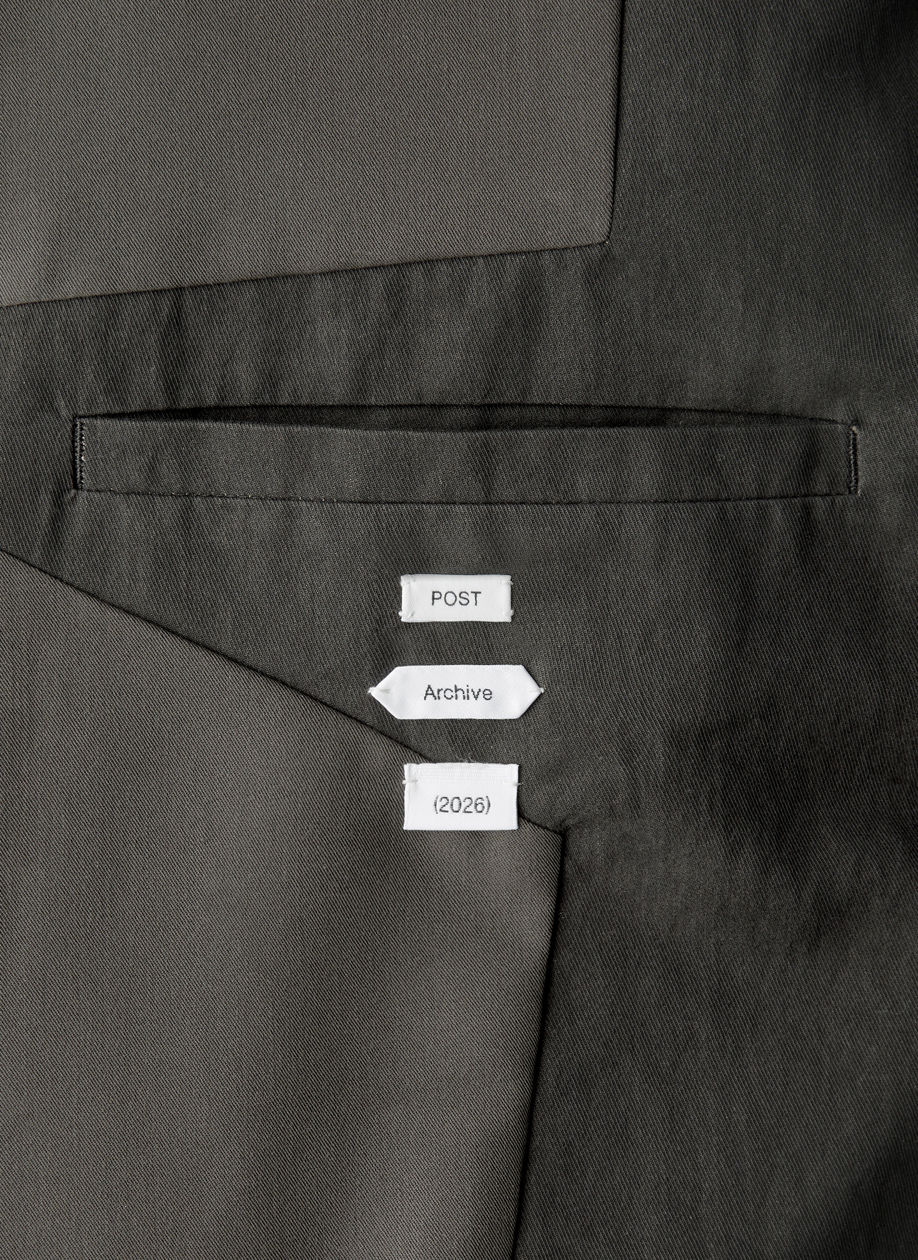 Post Archive Faction - Trimmed Coat (2026) (Earth) product image 6 | TRAB K-Fashion Australia