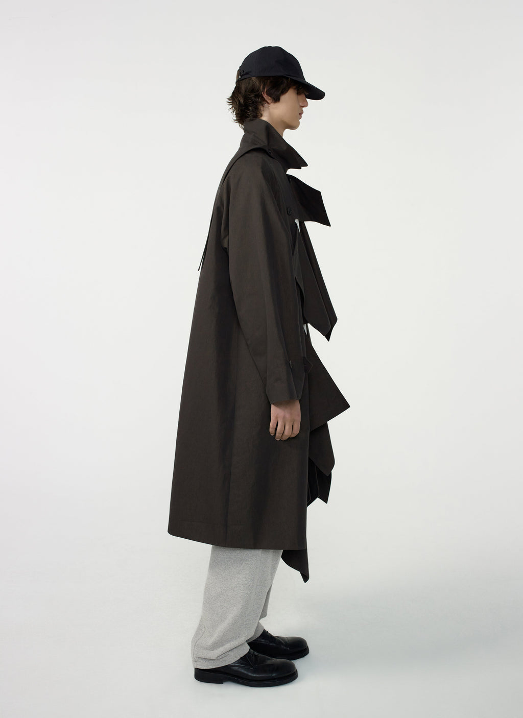 Post Archive Faction - Trimmed Coat (2026) (Earth) product image 9 | TRAB K-Fashion Australia