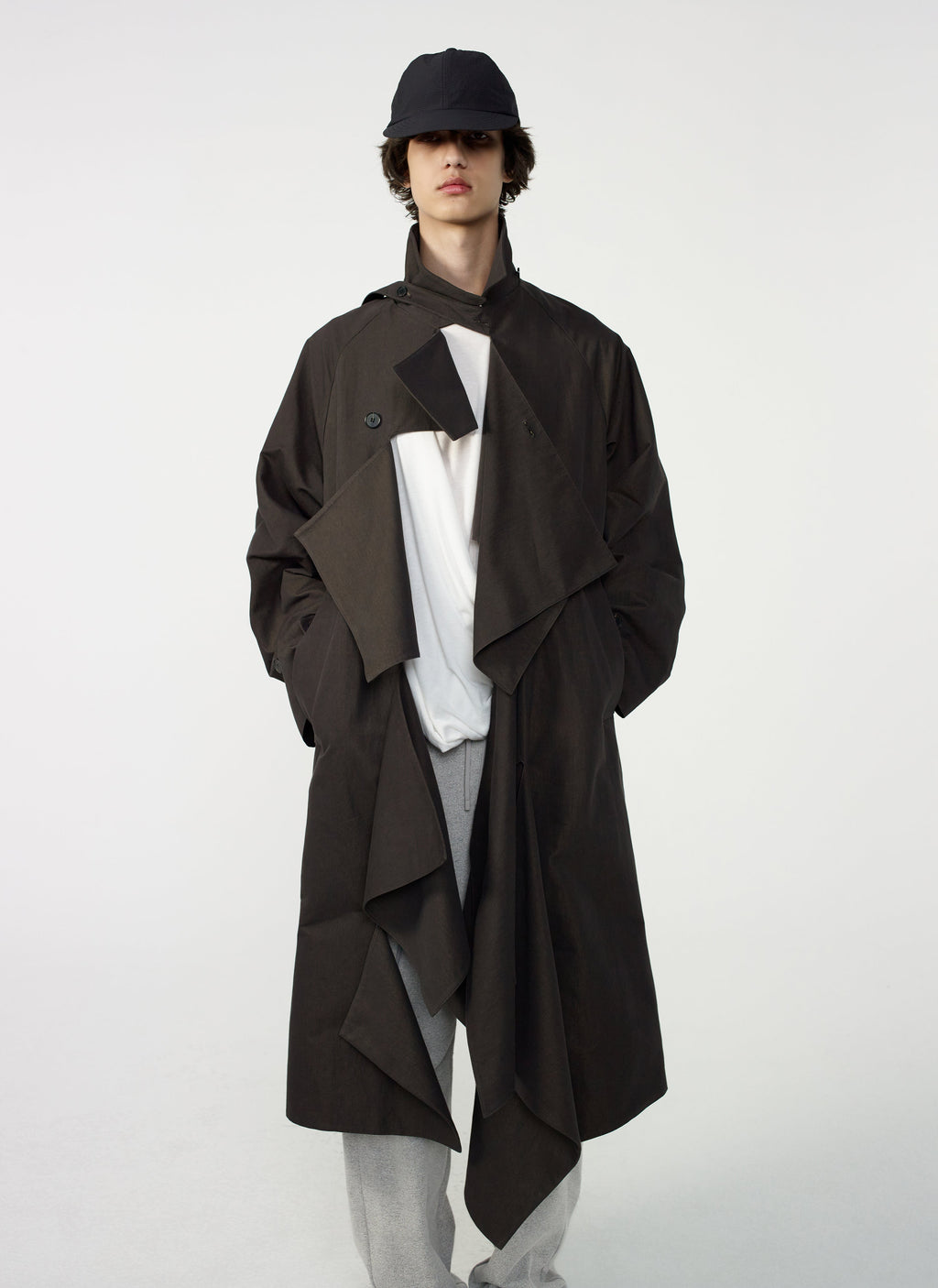 Post Archive Faction - Trimmed Coat (Earth) product image 11 | TRAB K-Fashion Australia