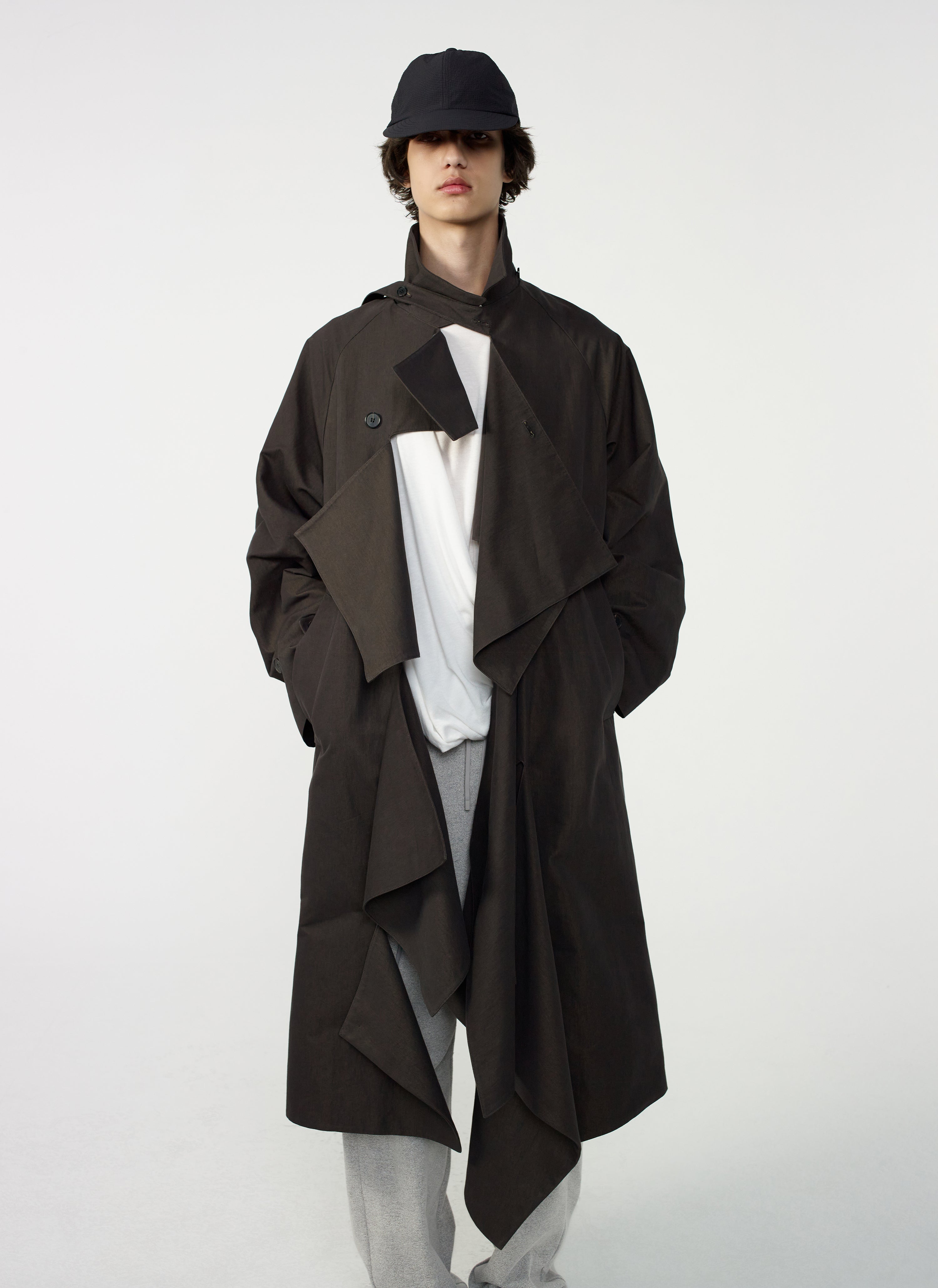 Post Archive Faction - Trimmed Coat (Earth) product image 11 | TRAB K-Fashion Australia