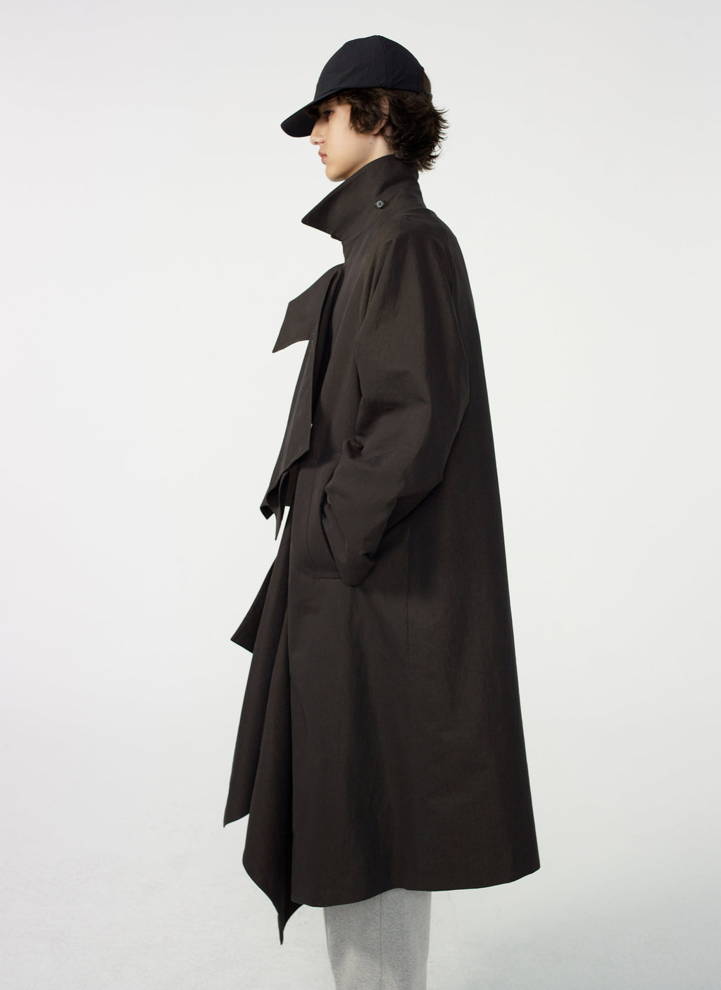 Post Archive Faction - Trimmed Coat (2026) (Earth) product image 12 | TRAB K-Fashion Australia
