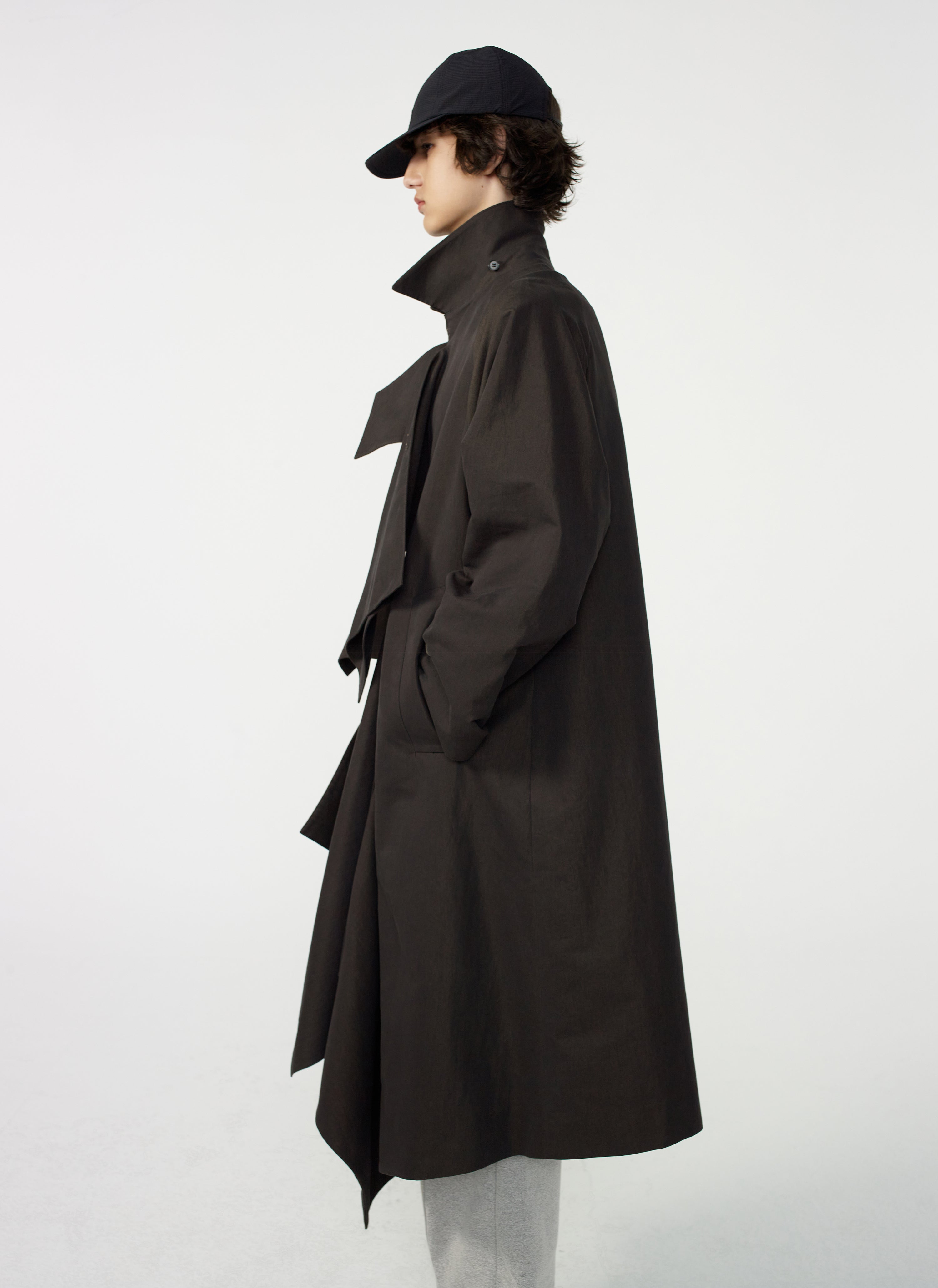 Post Archive Faction - Trimmed Coat (2026) (Earth) product image 12 | TRAB K-Fashion Australia