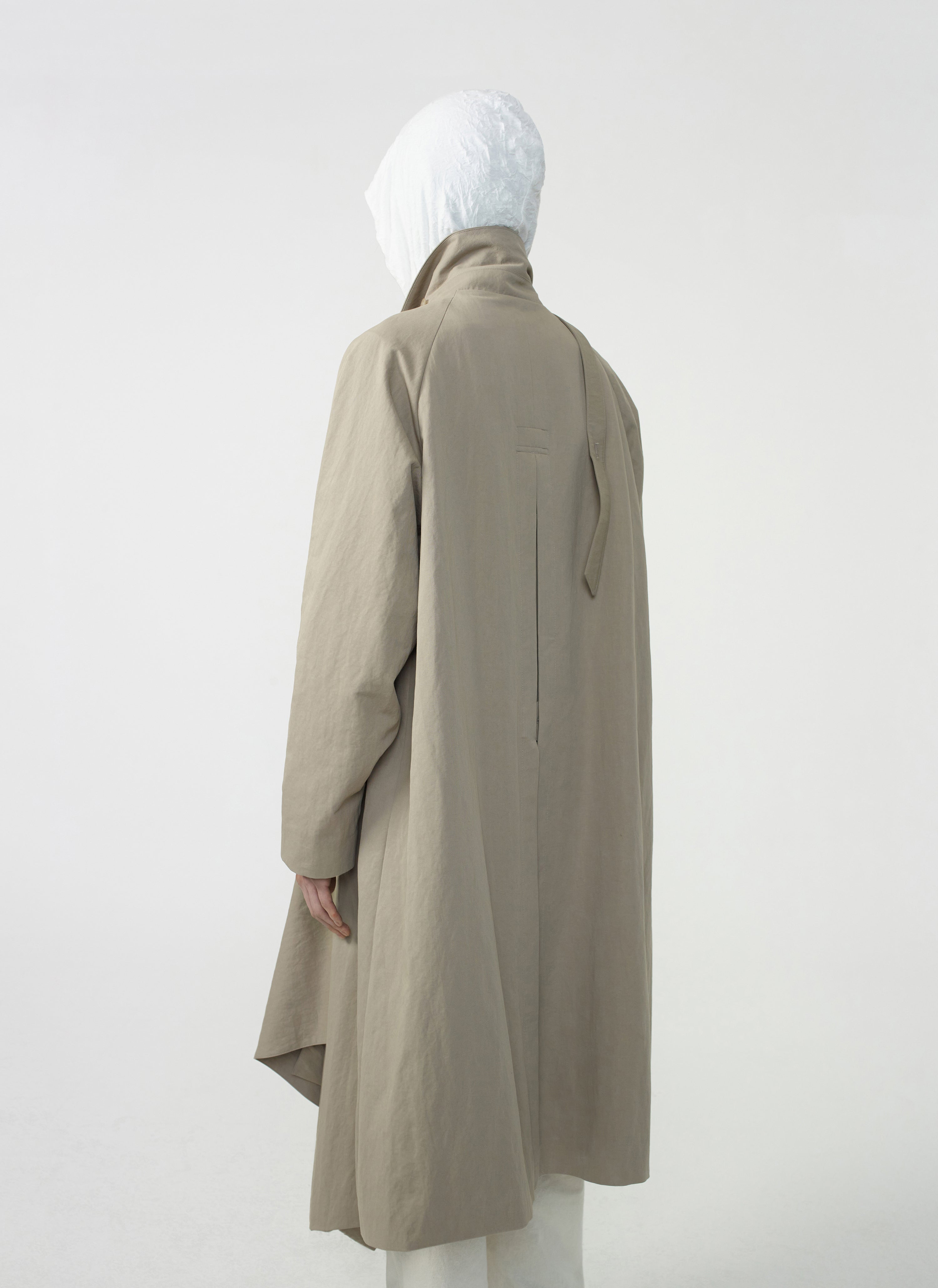Post Archive Faction - Trimmed Coat (2026) (Sand) product image 5 | TRAB K-Fashion Australia