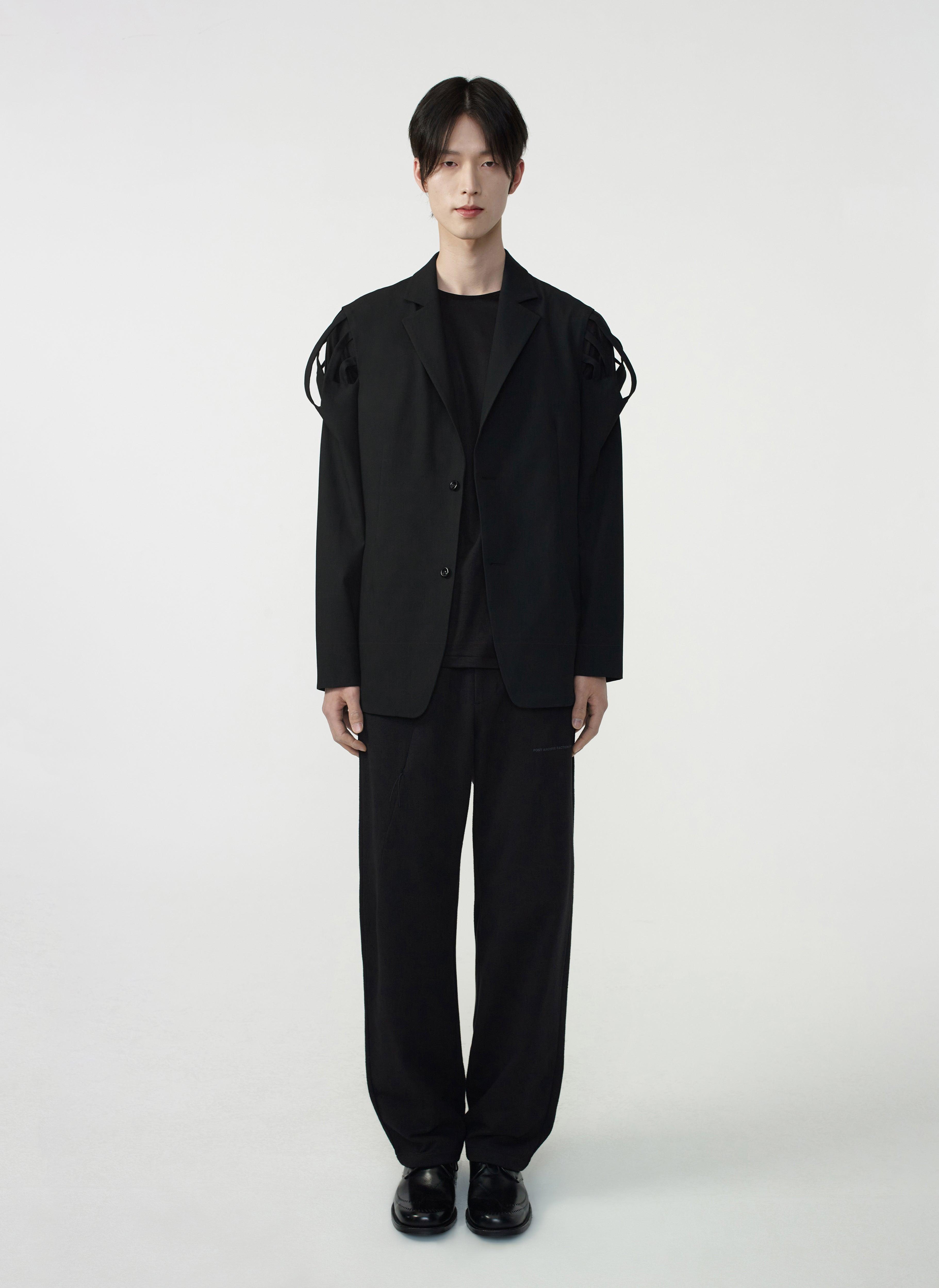 Post Archive Faction - Trimmed Jacket (2026) (Black) product image 2 | TRAB K-Fashion Australia