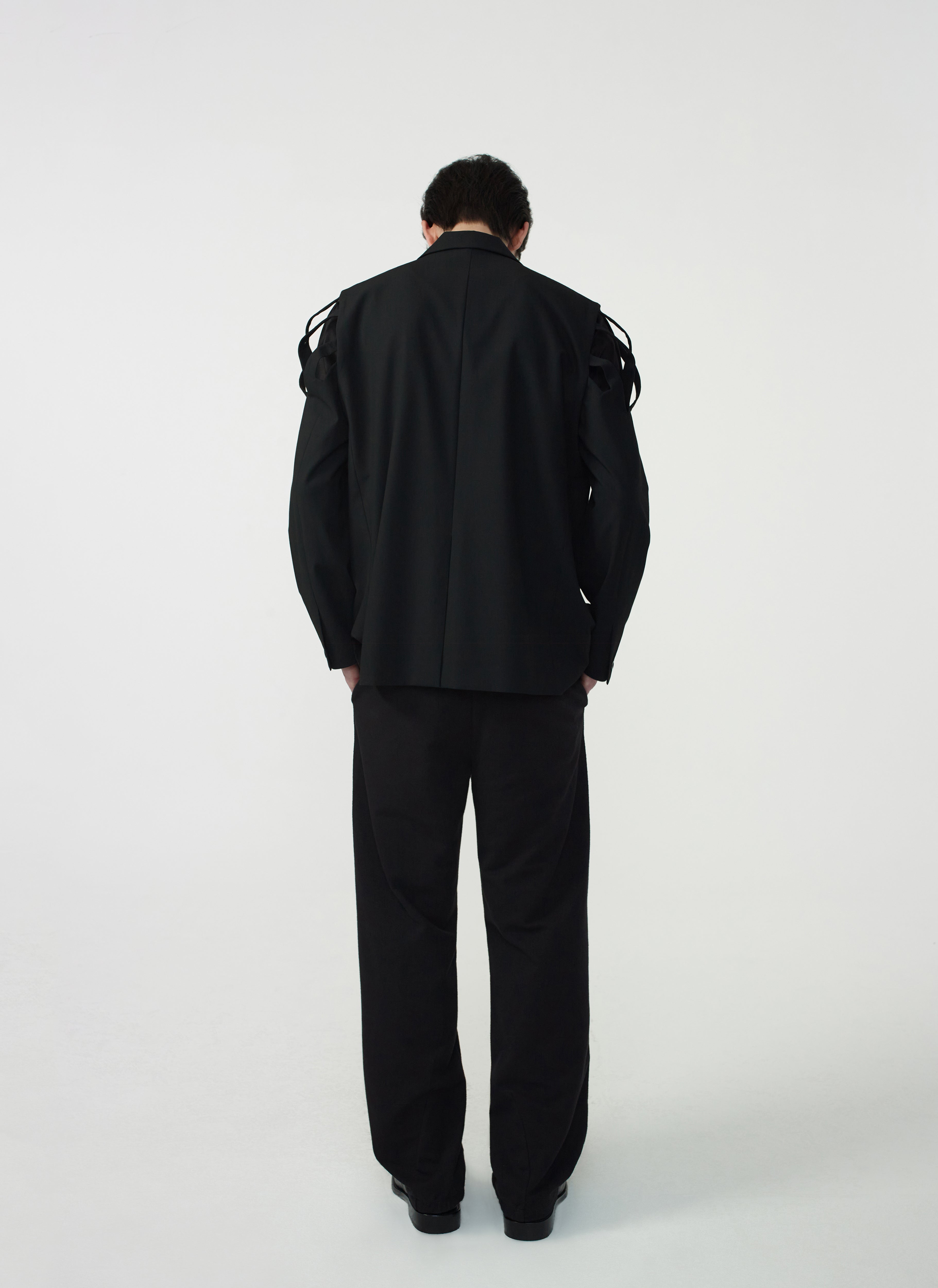 Post Archive Faction - Trimmed Jacket (2026) (Black) product image 3 | TRAB K-Fashion Australia