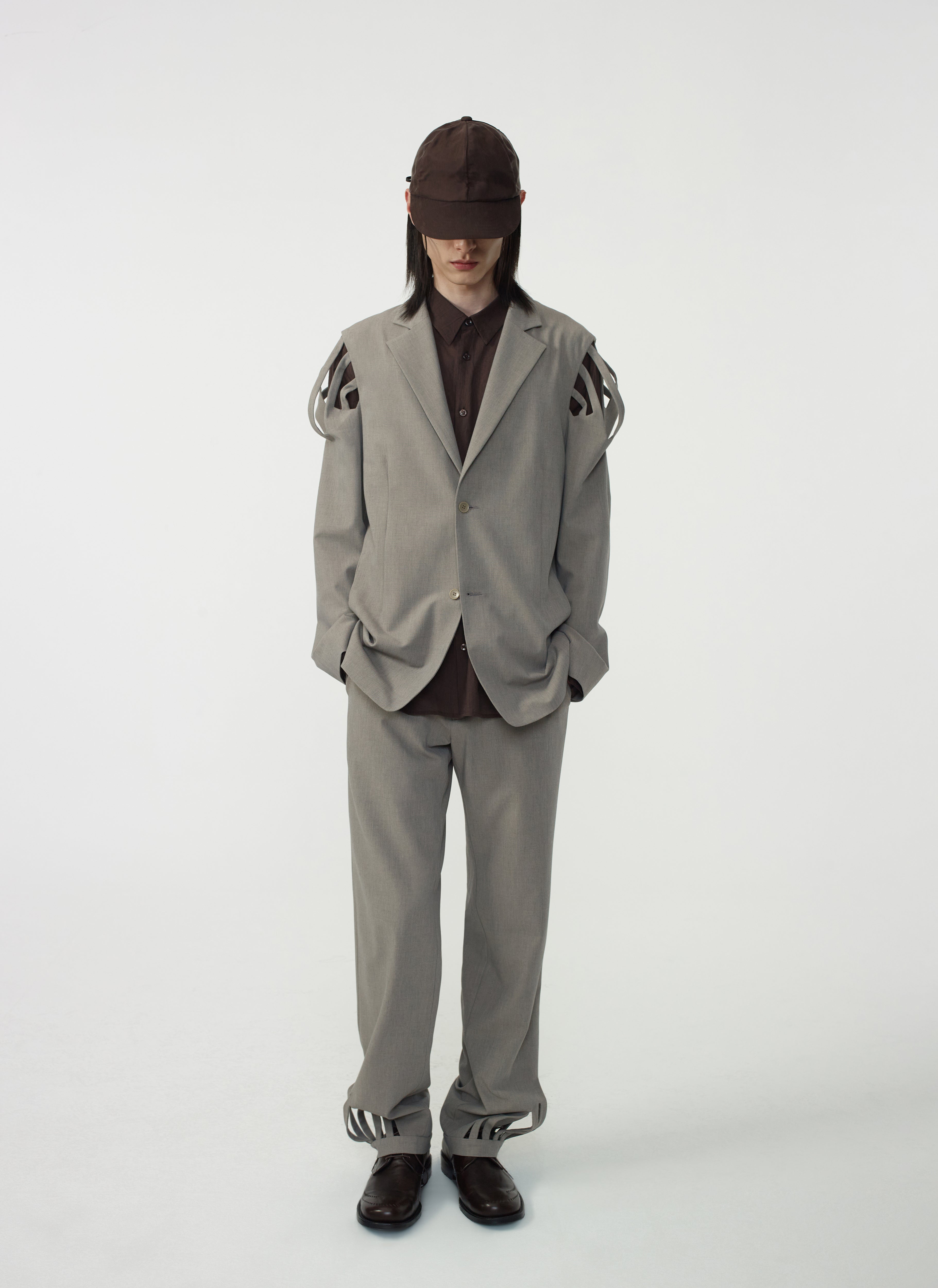 Post Archive Faction - Trimmed Jacket (2026) (Sand) product image 2 | TRAB K-Fashion Australia