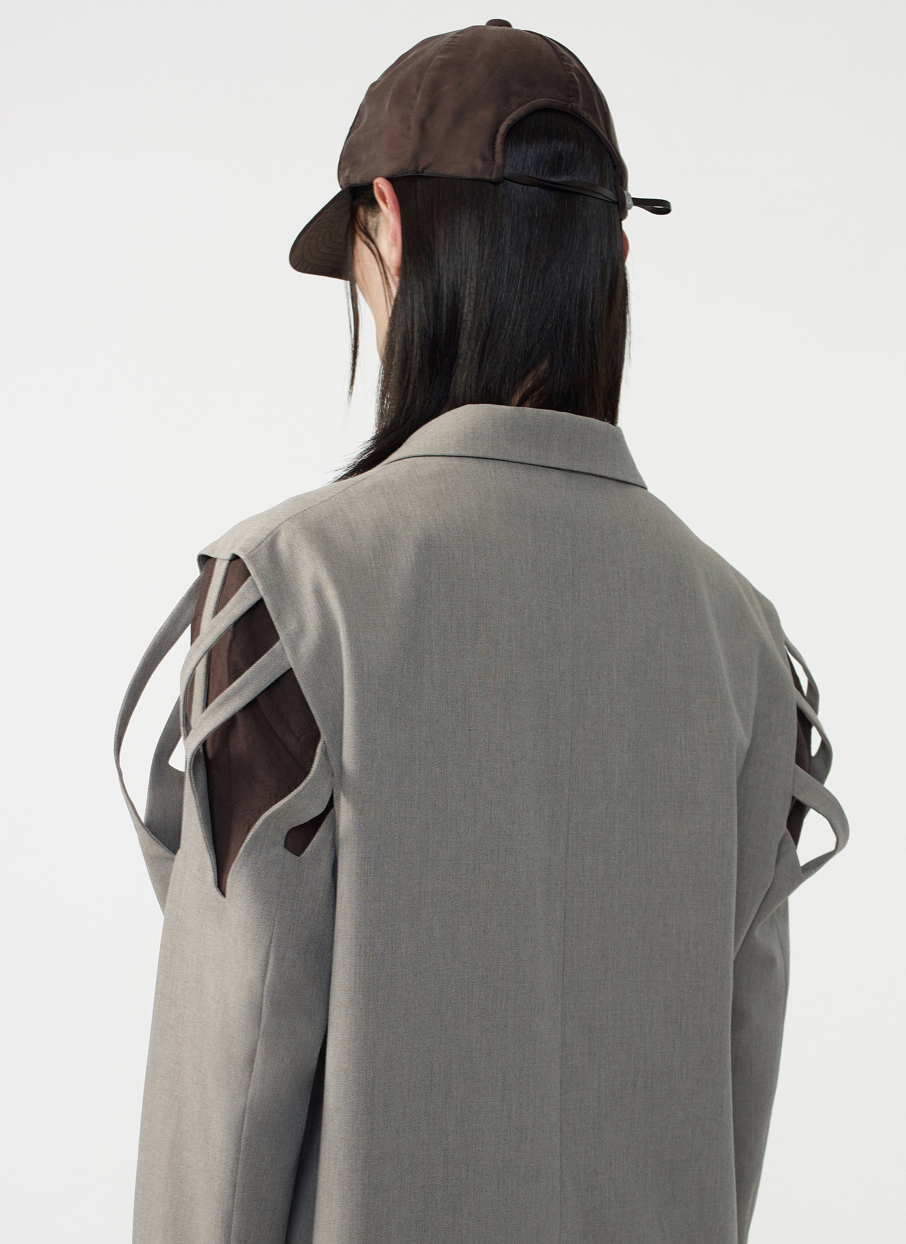 Post Archive Faction - Trimmed Jacket (2026) (Sand) product image 4 | TRAB K-Fashion Australia