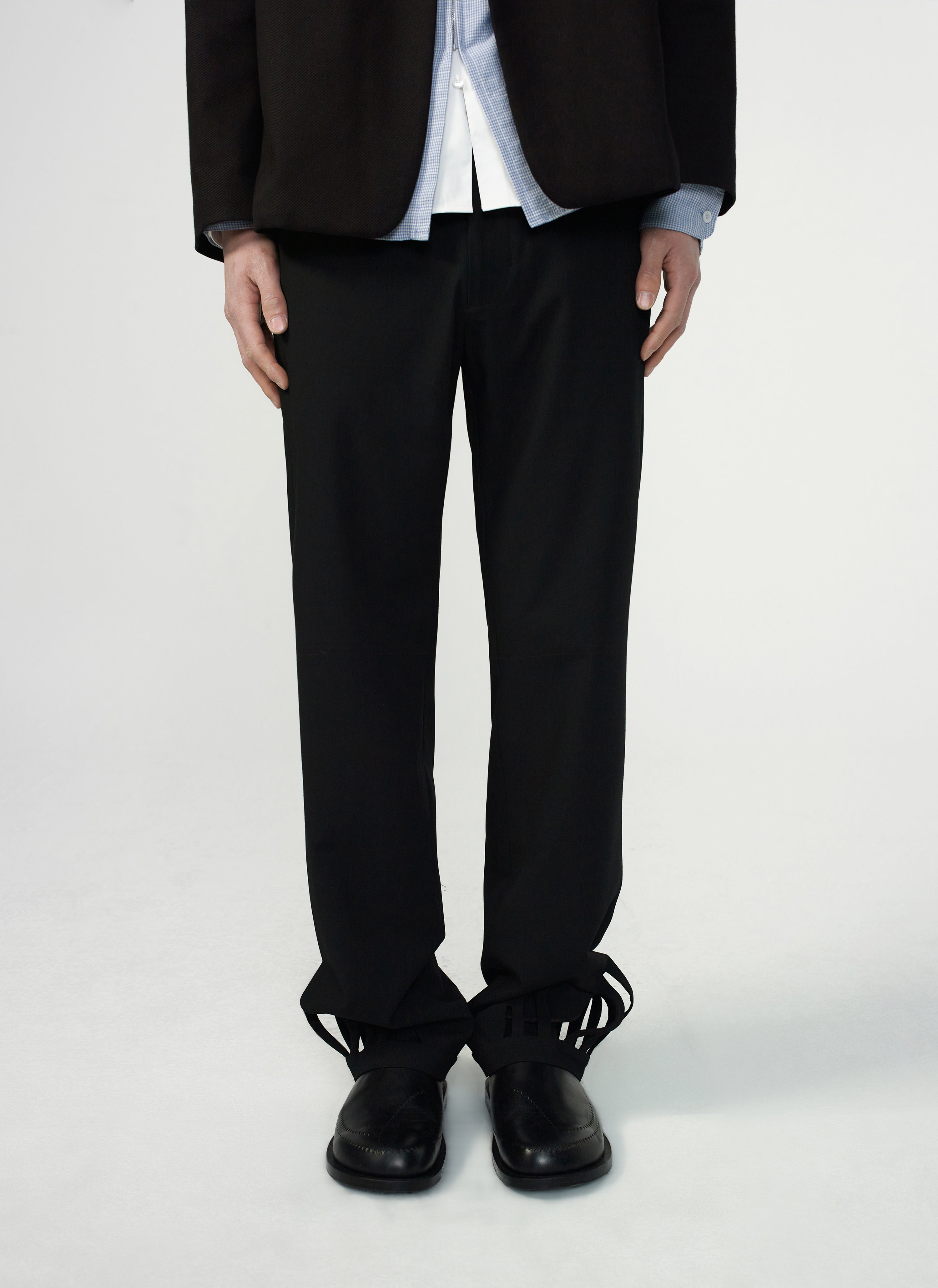 Post Archive Faction - Trimmed Pants (2026) (Black) product image 1 | TRAB K-Fashion Australia