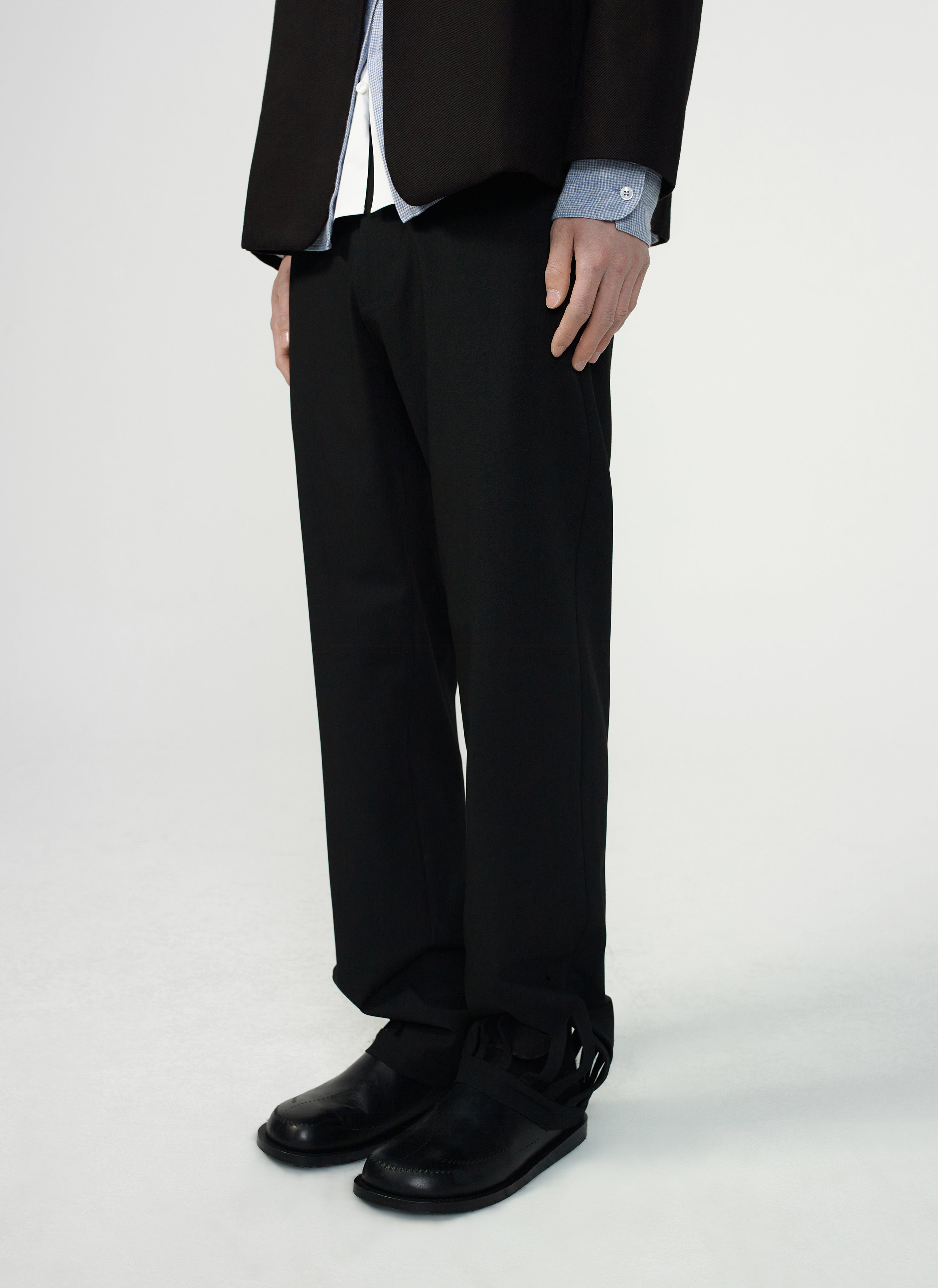 Post Archive Faction - Trimmed Pants (2026) (Black) product image 4 | TRAB K-Fashion Australia