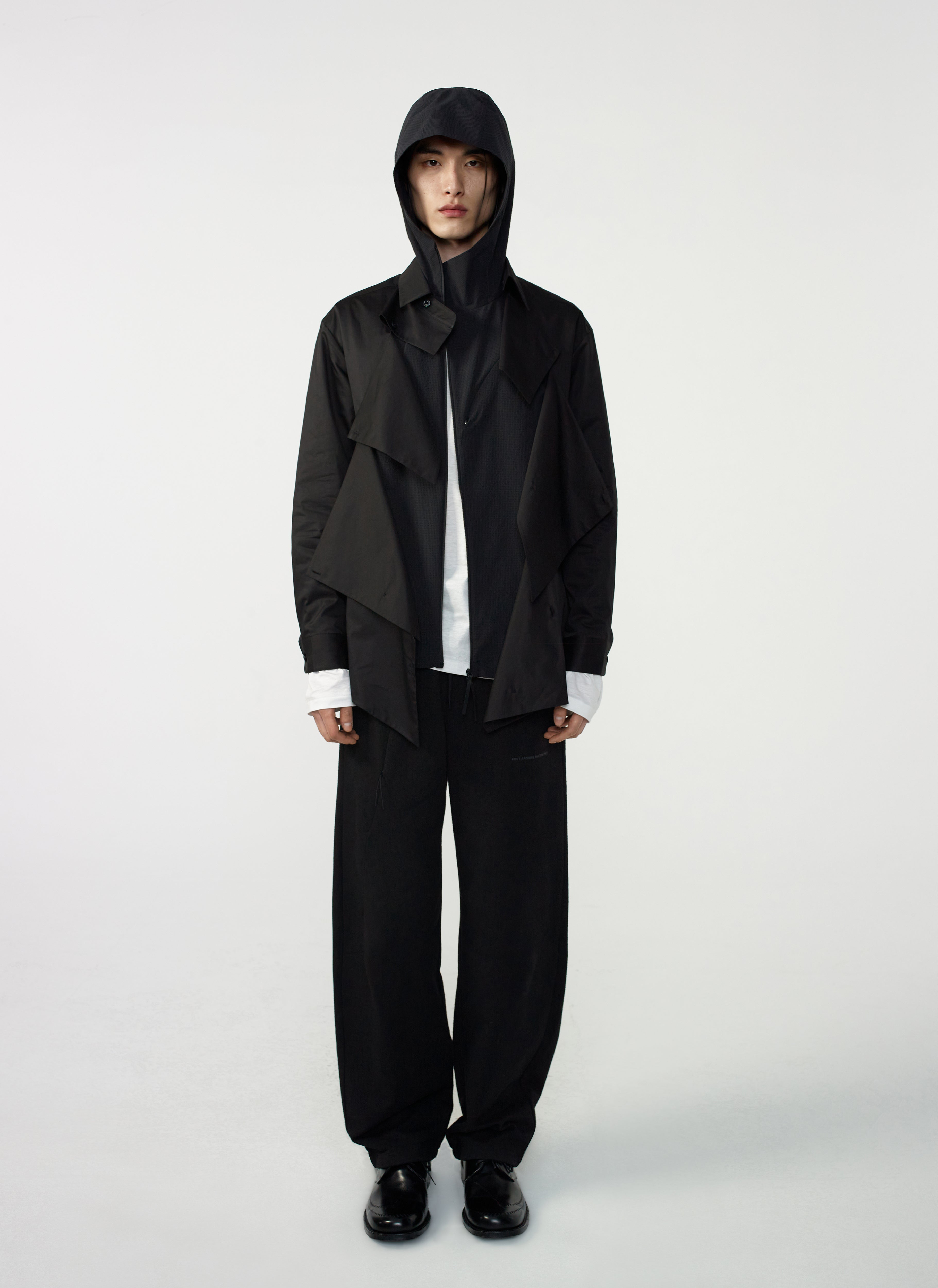 Post Archive Faction - Trimmed Shirt D (2026) (Black) product image 2 | TRAB K-Fashion Australia