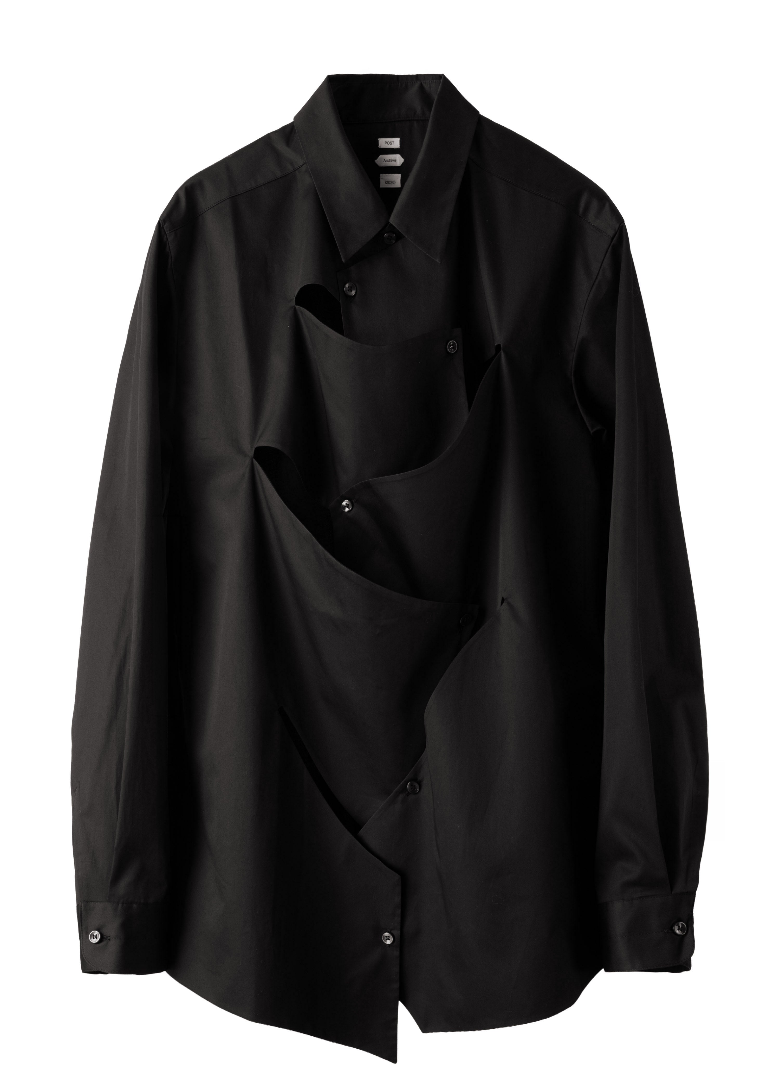 Post Archive Faction - Trimmed Shirt D (2026) (Black) product image 6 | TRAB K-Fashion Australia