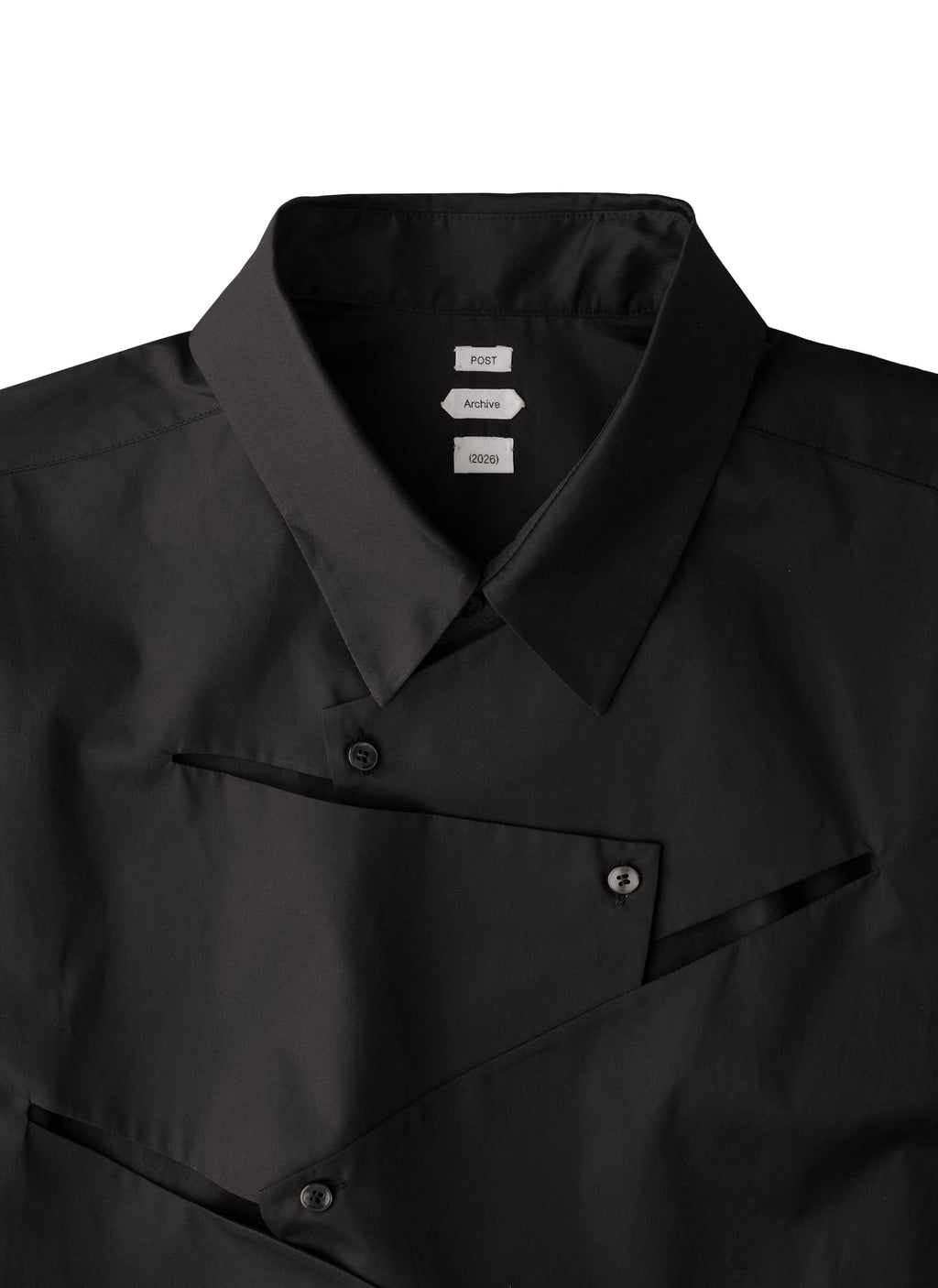 Post Archive Faction - Trimmed Shirt D (2026) (Black) product image 11 | TRAB K-Fashion Australia