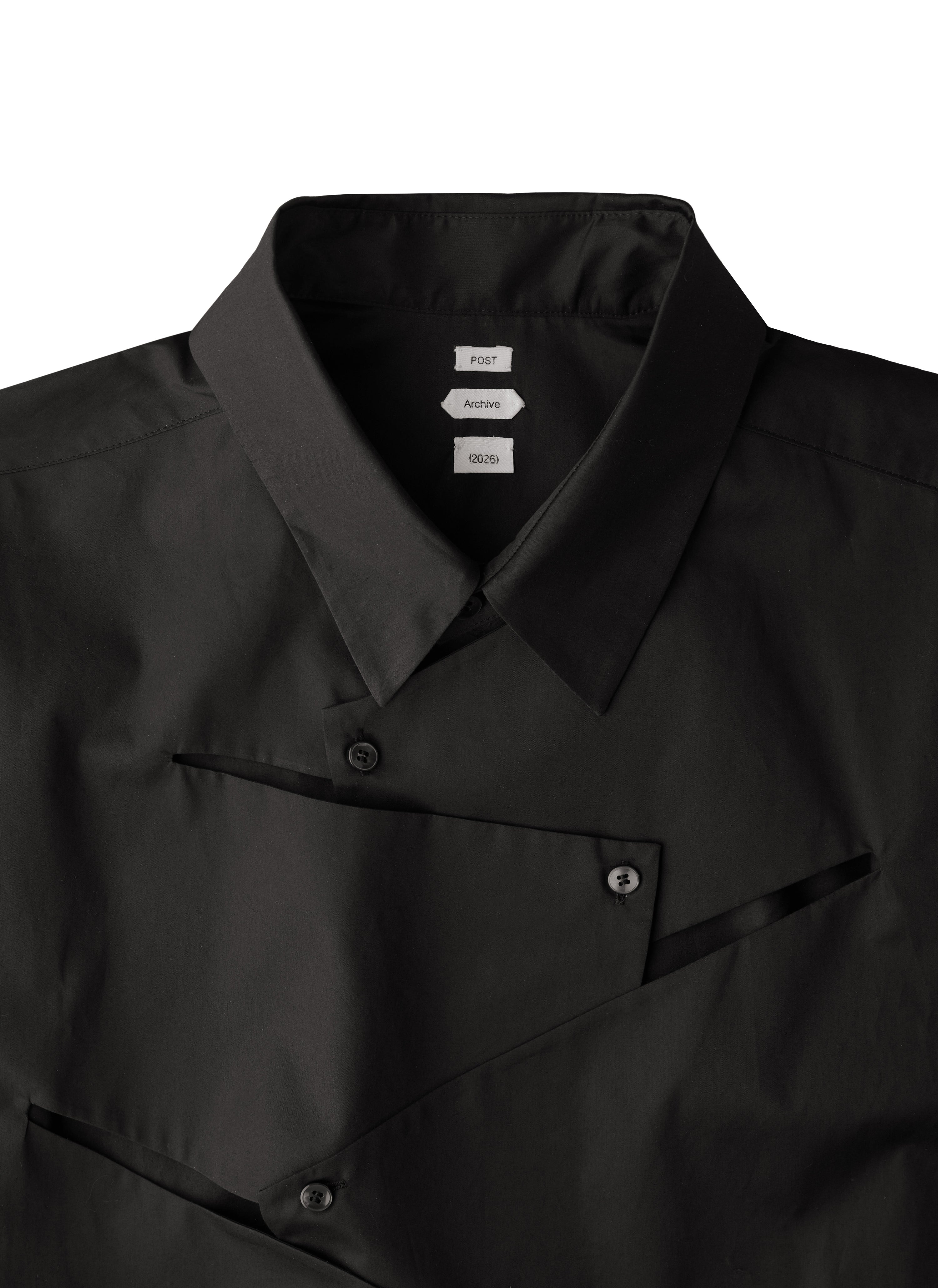 Post Archive Faction - Trimmed Shirt D (2026) (Black) product image 11 | TRAB K-Fashion Australia