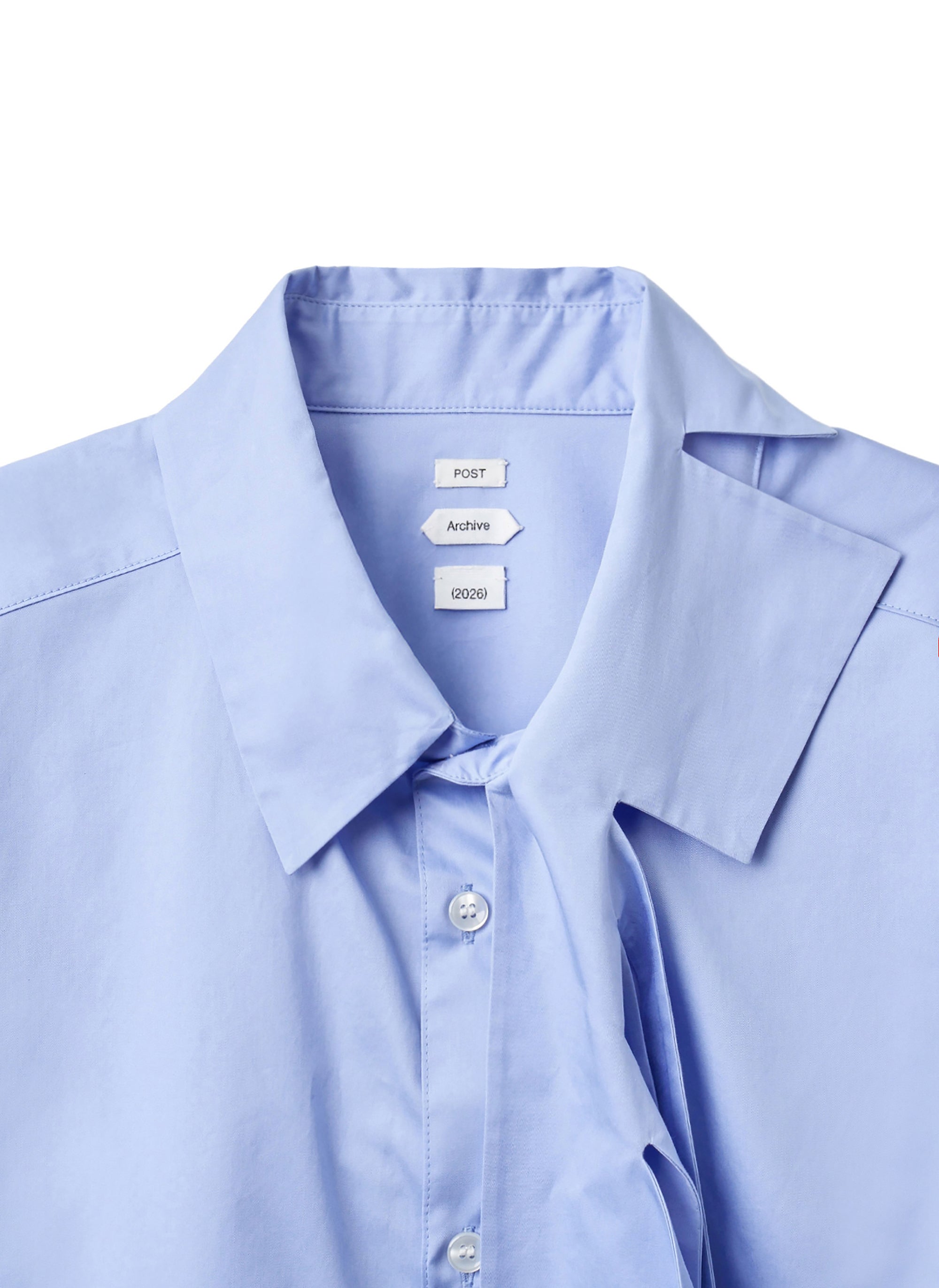 Post Archive Faction - Trimmed Shirt B (2026) (Blue) product image 5 | TRAB K-Fashion Australia
