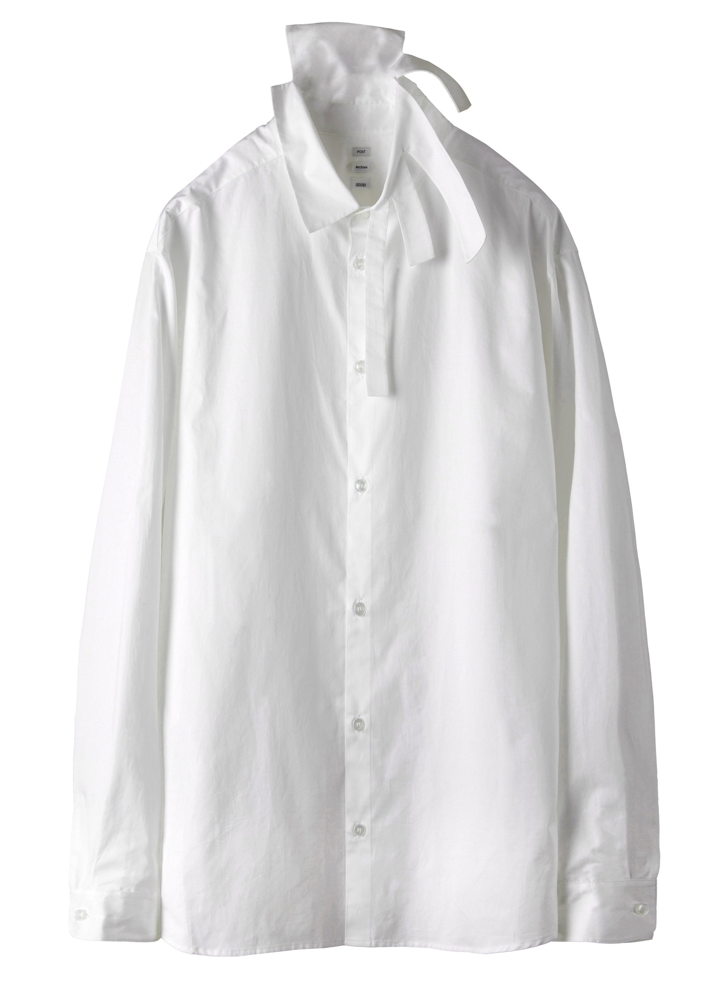 Post Archive Faction - Trimmed Shirt A (2026) (White) product image 1 | TRAB K-Fashion Australia