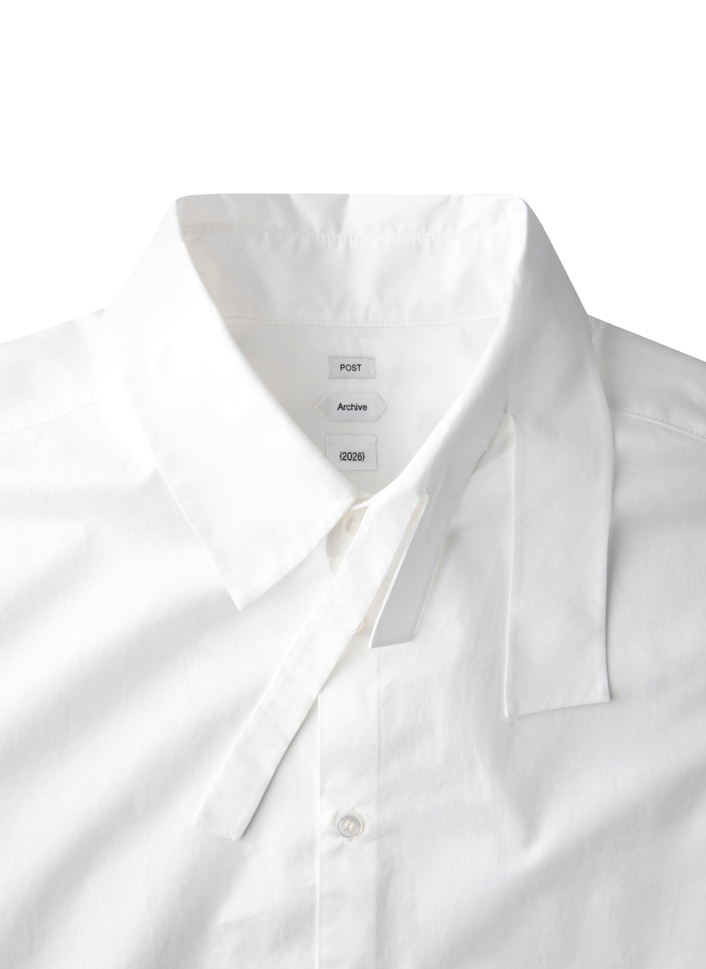 Post Archive Faction - Trimmed Shirt A (2026) (White) product image 5 | TRAB K-Fashion Australia