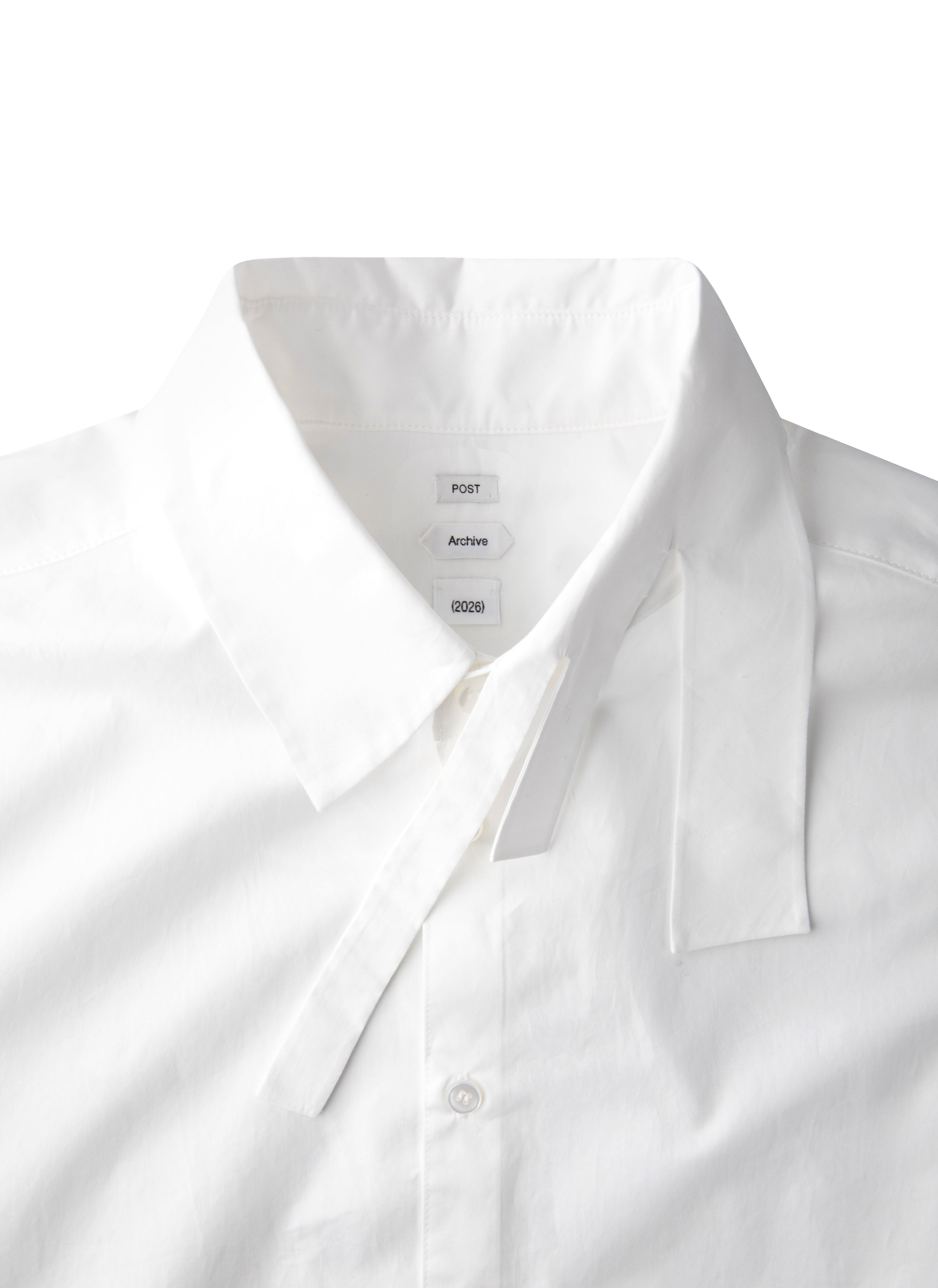 Post Archive Faction - Trimmed Shirt A (2026) (White) product image 5 | TRAB K-Fashion Australia