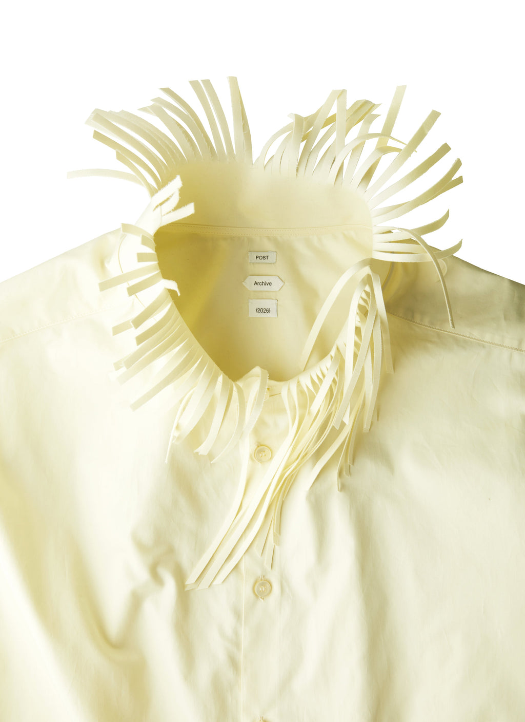 Post Archive Faction - Trimmed Shirt C (2026) (Yellow) product image 5 | TRAB K-Fashion Australia