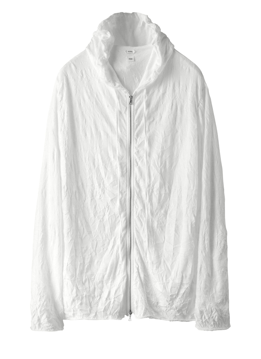 Post Archive Faction - Zip Hoodie (Archive) (White) product image 5 | TRAB K-Fashion Australia