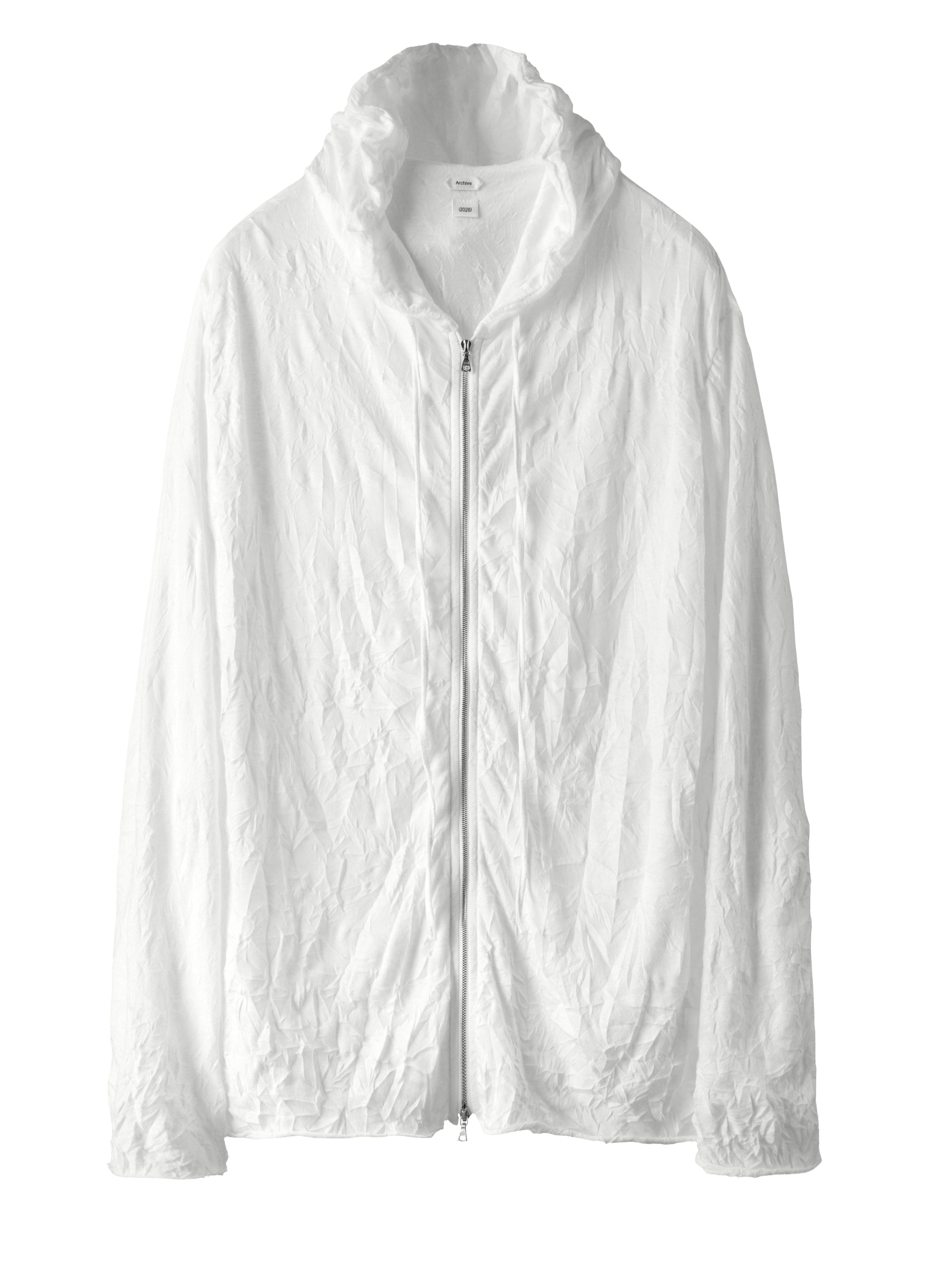 Post Archive Faction - Zip Hoodie (Archive) (White) product image 5 | TRAB K-Fashion Australia