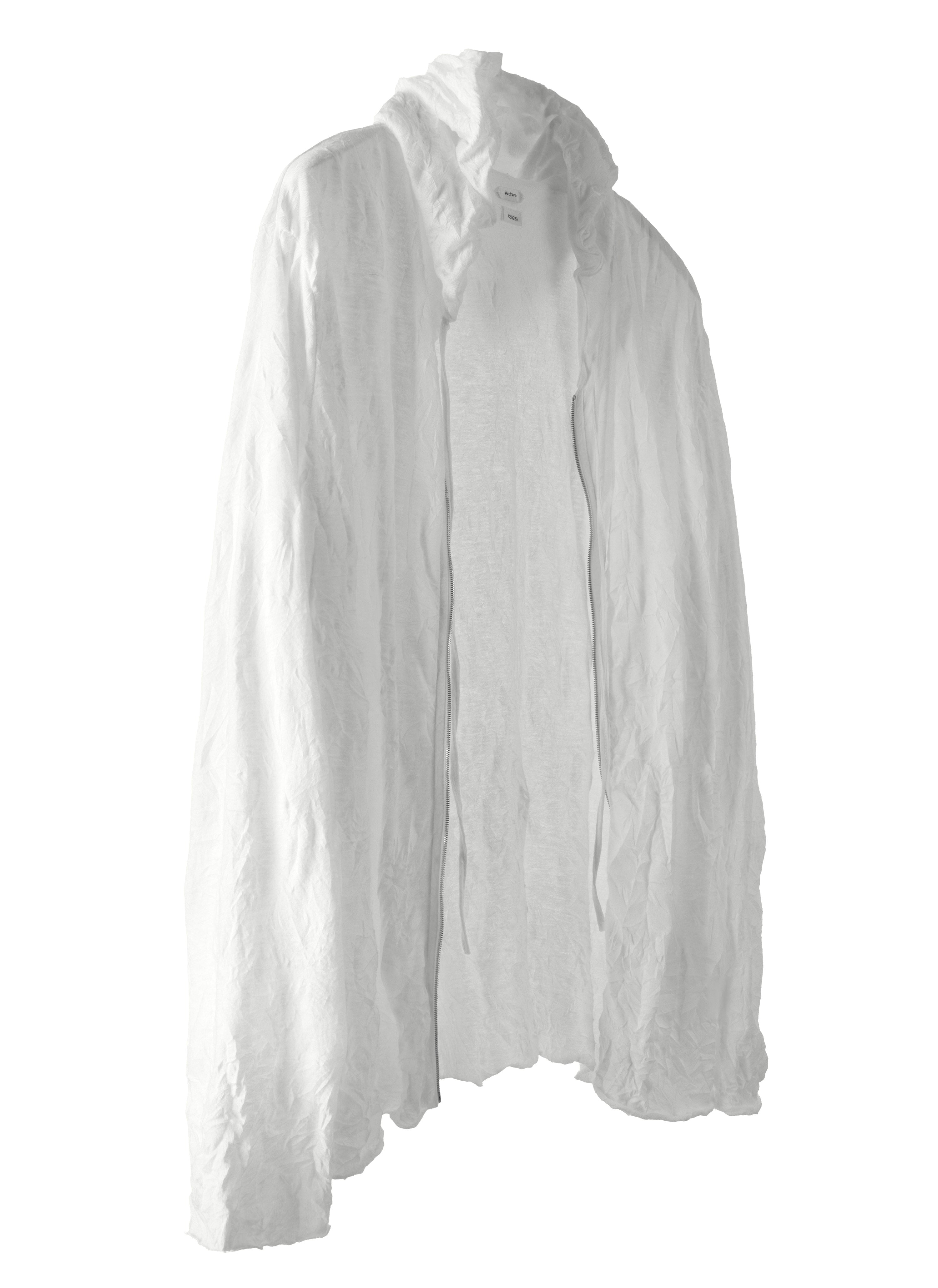Post Archive Faction - Zip Hoodie (Archive) (White) product image 6 | TRAB K-Fashion Australia