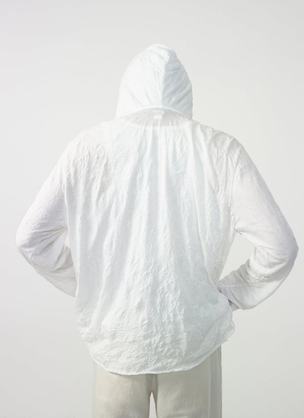 Post Archive Faction - Zip Hoodie (Archive) (White) product image 4 | TRAB K-Fashion Australia