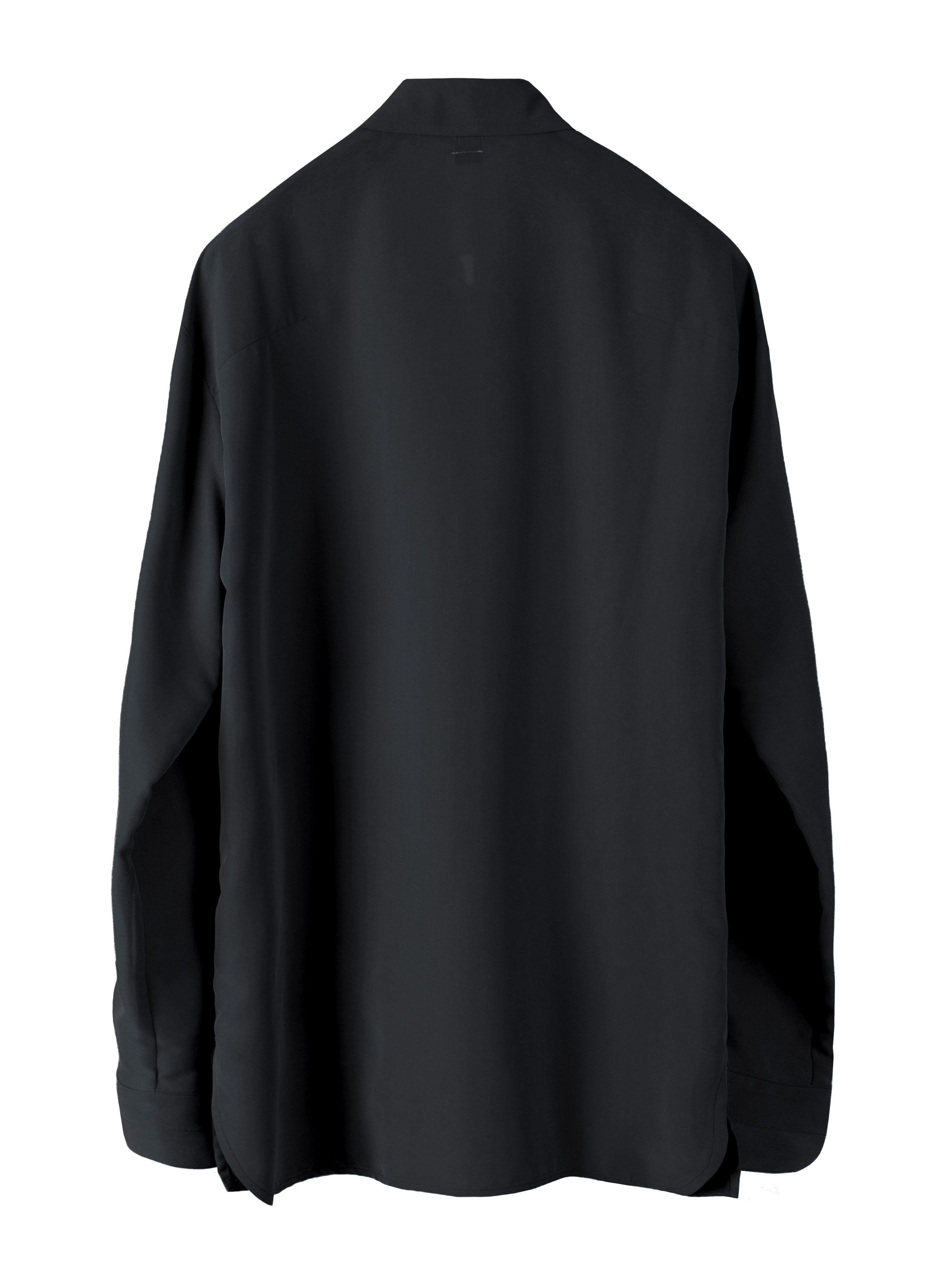 Post Archive Faction - Zip Shirt (Archive) (Black Rayon) product image 2 | TRAB K-Fashion Australia