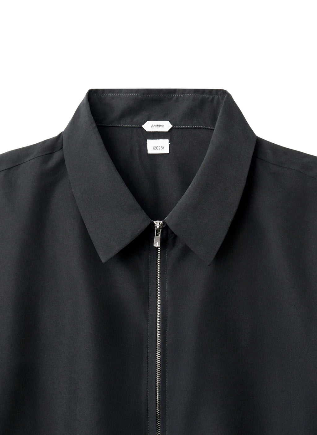 Post Archive Faction - Zip Shirt (Archive) (Black Rayon) product image 3 | TRAB K-Fashion Australia