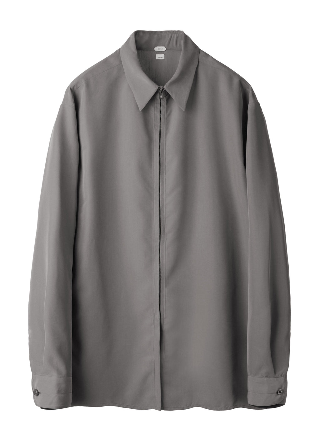 Post Archive Faction - Zip Shirt (Archive) (Grey Rayon) product image 1 | TRAB K-Fashion Australia
