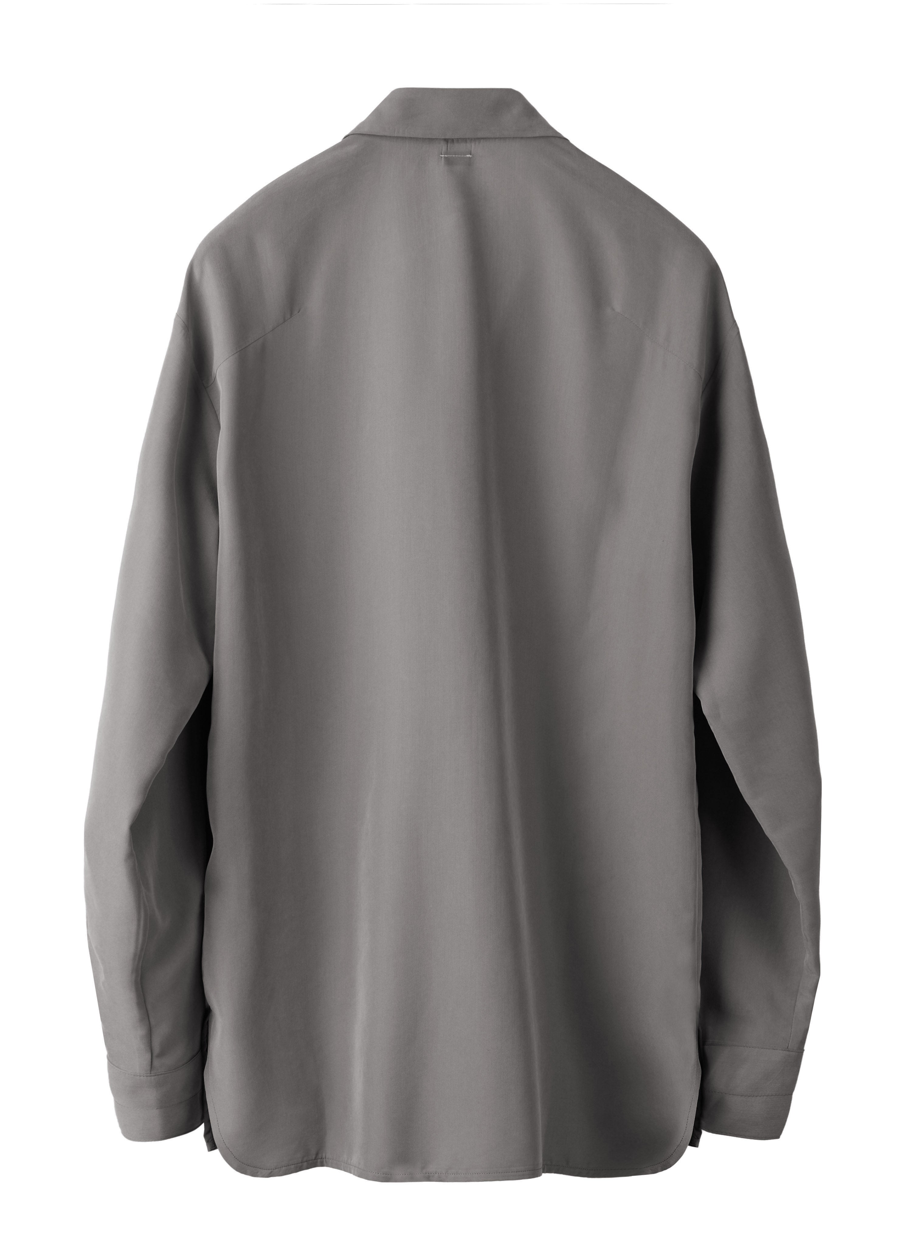 Post Archive Faction - Zip Shirt (Archive) (Grey Rayon) product image 2 | TRAB K-Fashion Australia