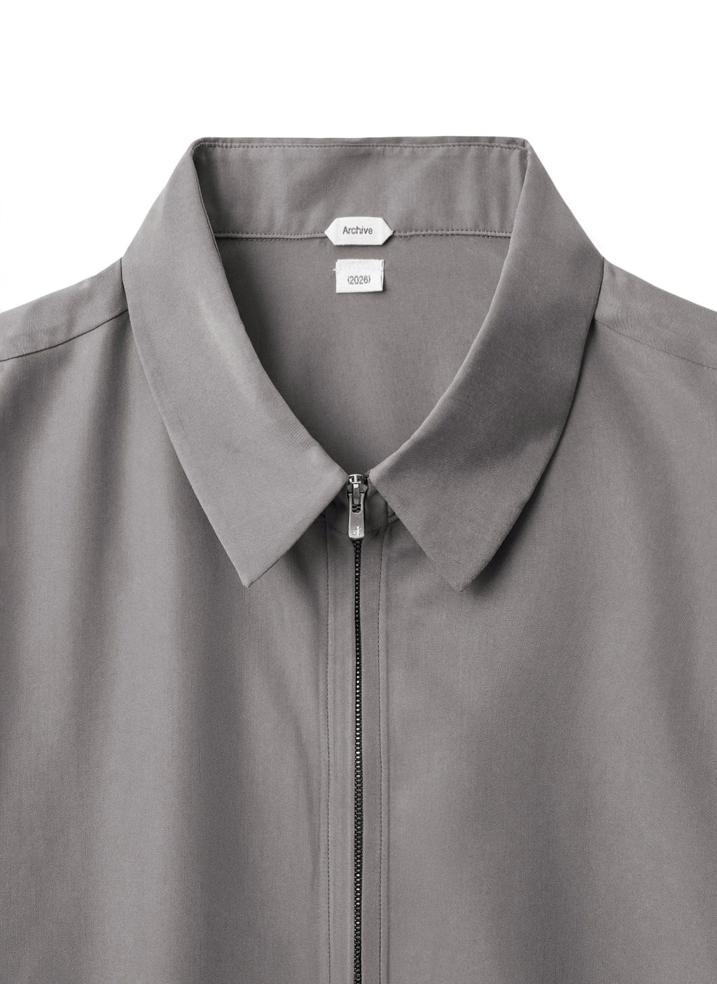 Post Archive Faction - Zip Shirt (Archive) (Grey Rayon) product image 3 | TRAB K-Fashion Australia