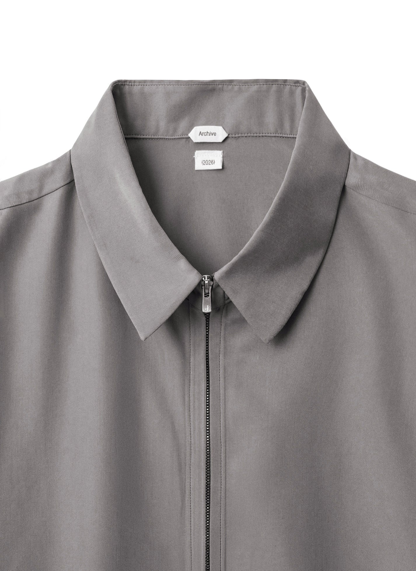 Post Archive Faction - Zip Shirt (Archive) (Grey Rayon) product image 3 | TRAB K-Fashion Australia
