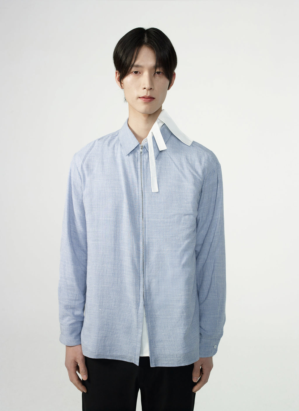 Post Archive Faction - Zip Shirt (Archive) (Blue) product image 1 | TRAB K-Fashion Australia