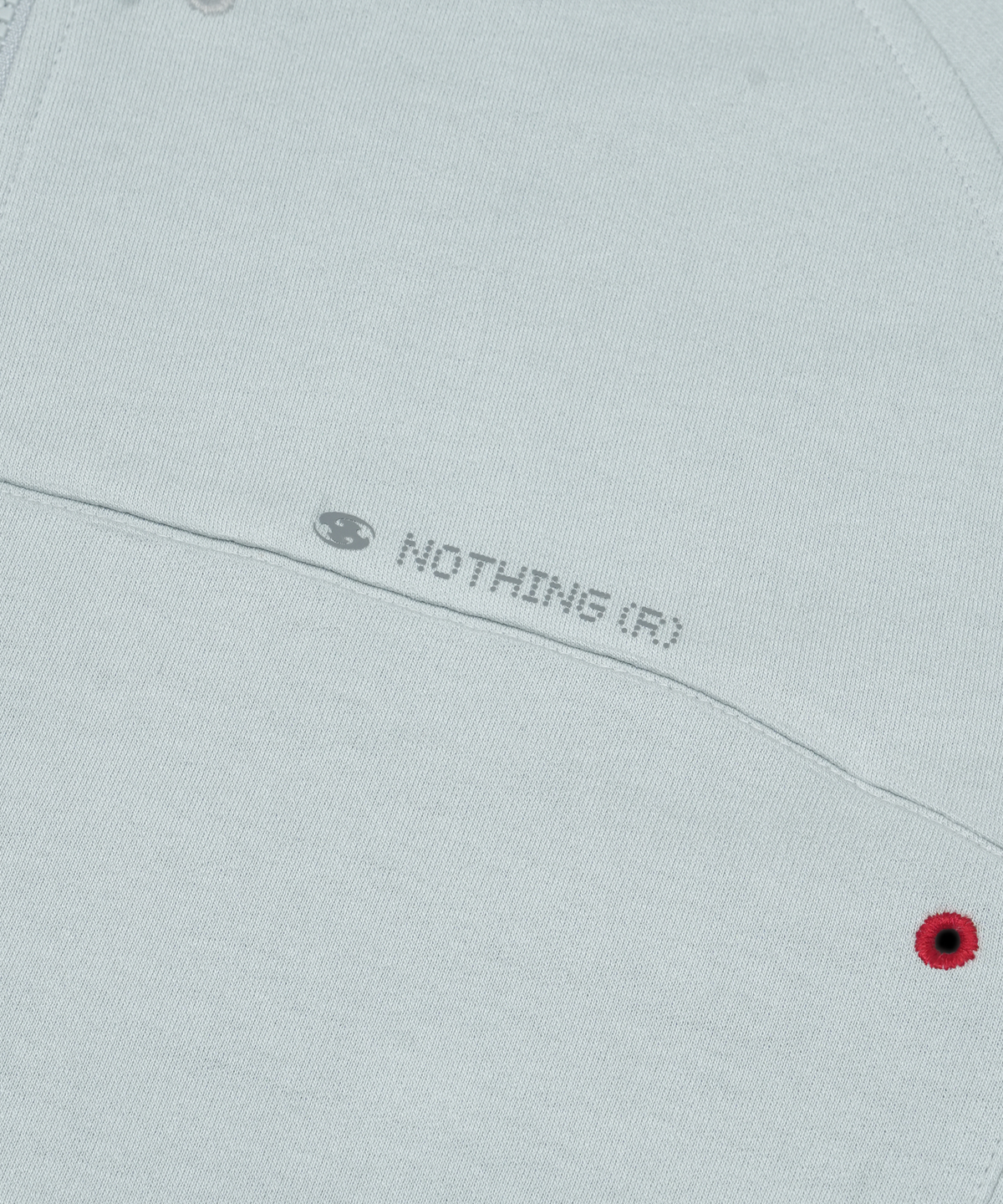 San San Gear - San San I Nothing Zip-Up Hoodie (Sky Blue) product image 3 | TRAB K-Fashion Australia
